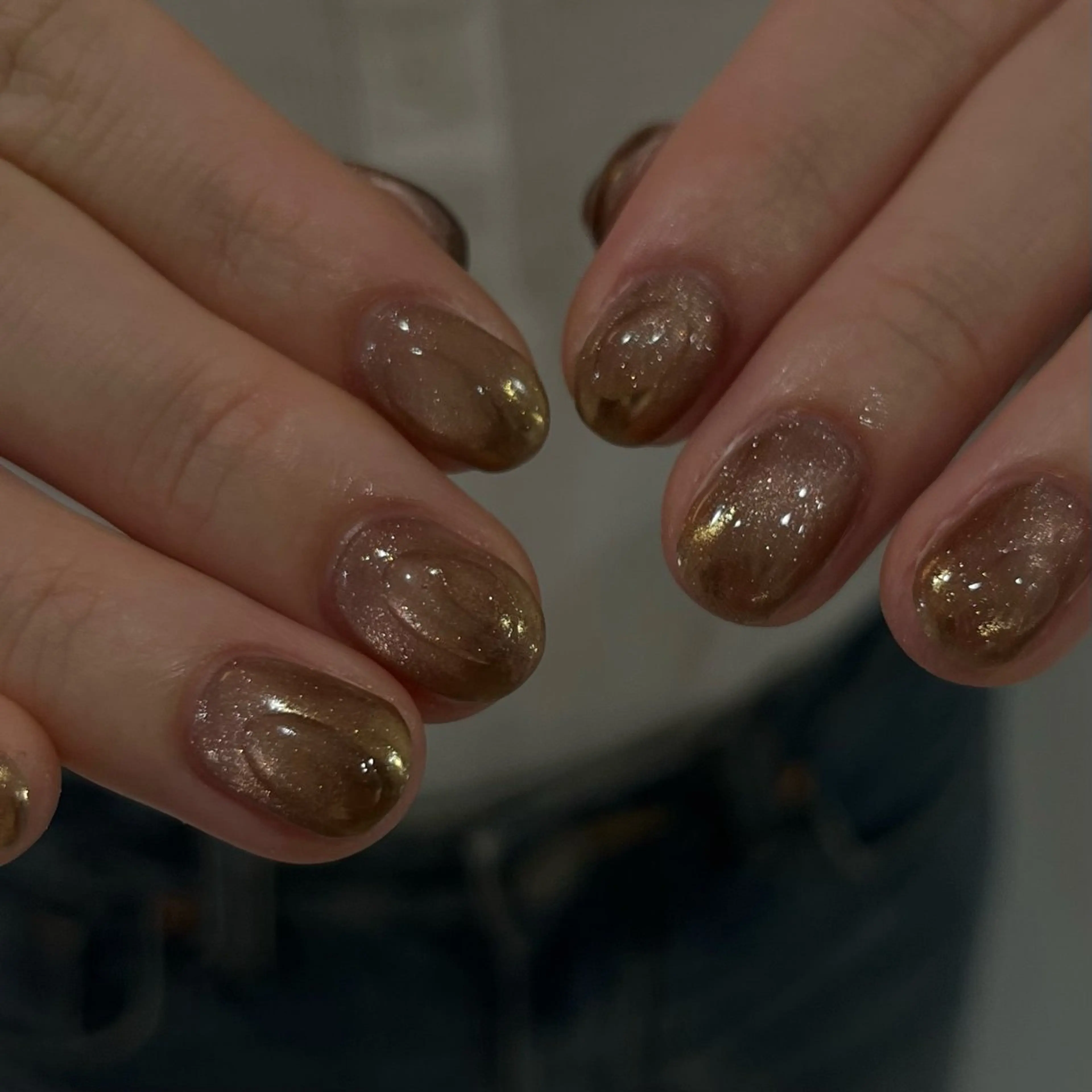 ネイル Ray. ちゅるん系ニュアンスのネイルデザイン