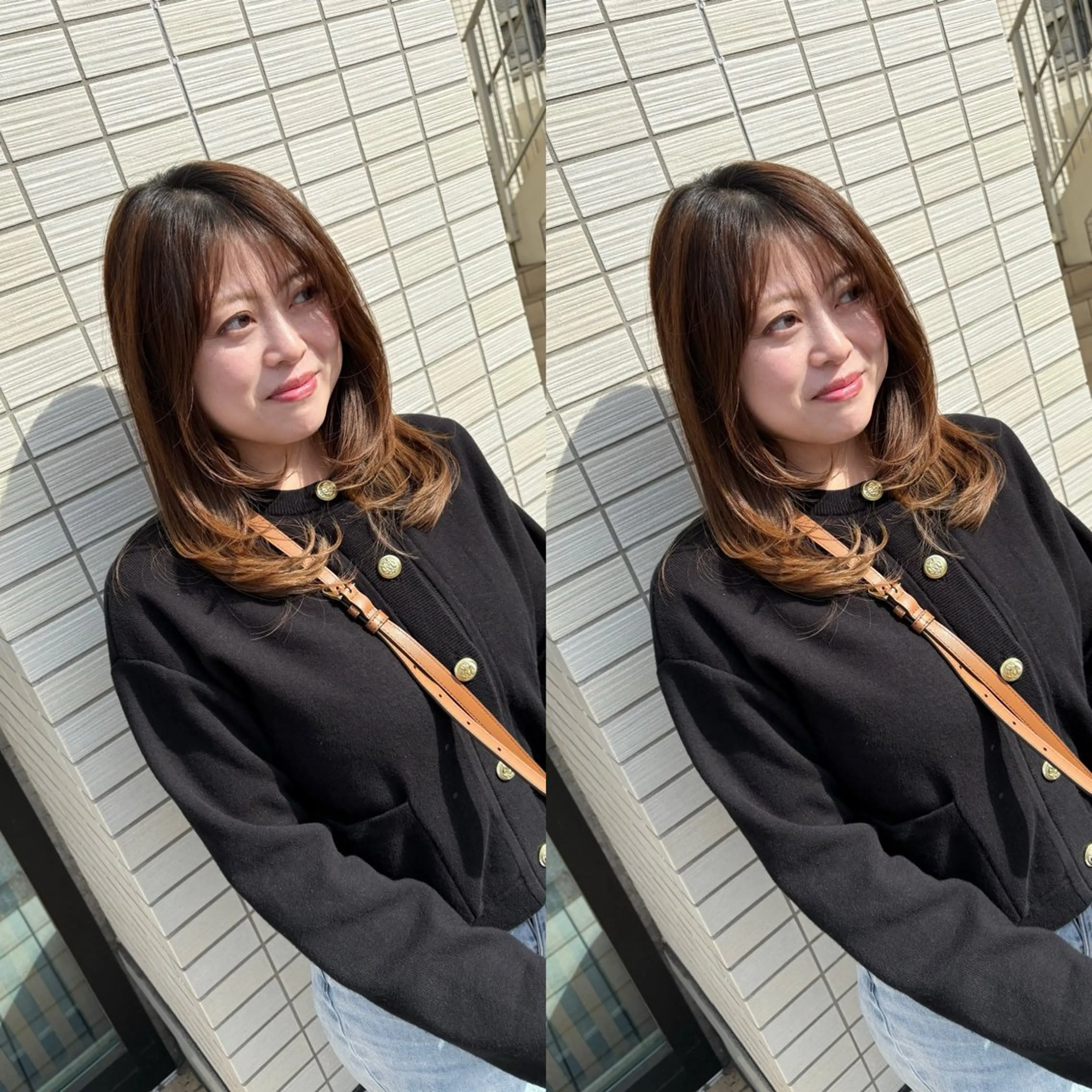 セミロング レイヤーカット Livnaリヴナ立川所属・レイヤー/ハイライト /立川/赤池宏隆のヘアスタイル