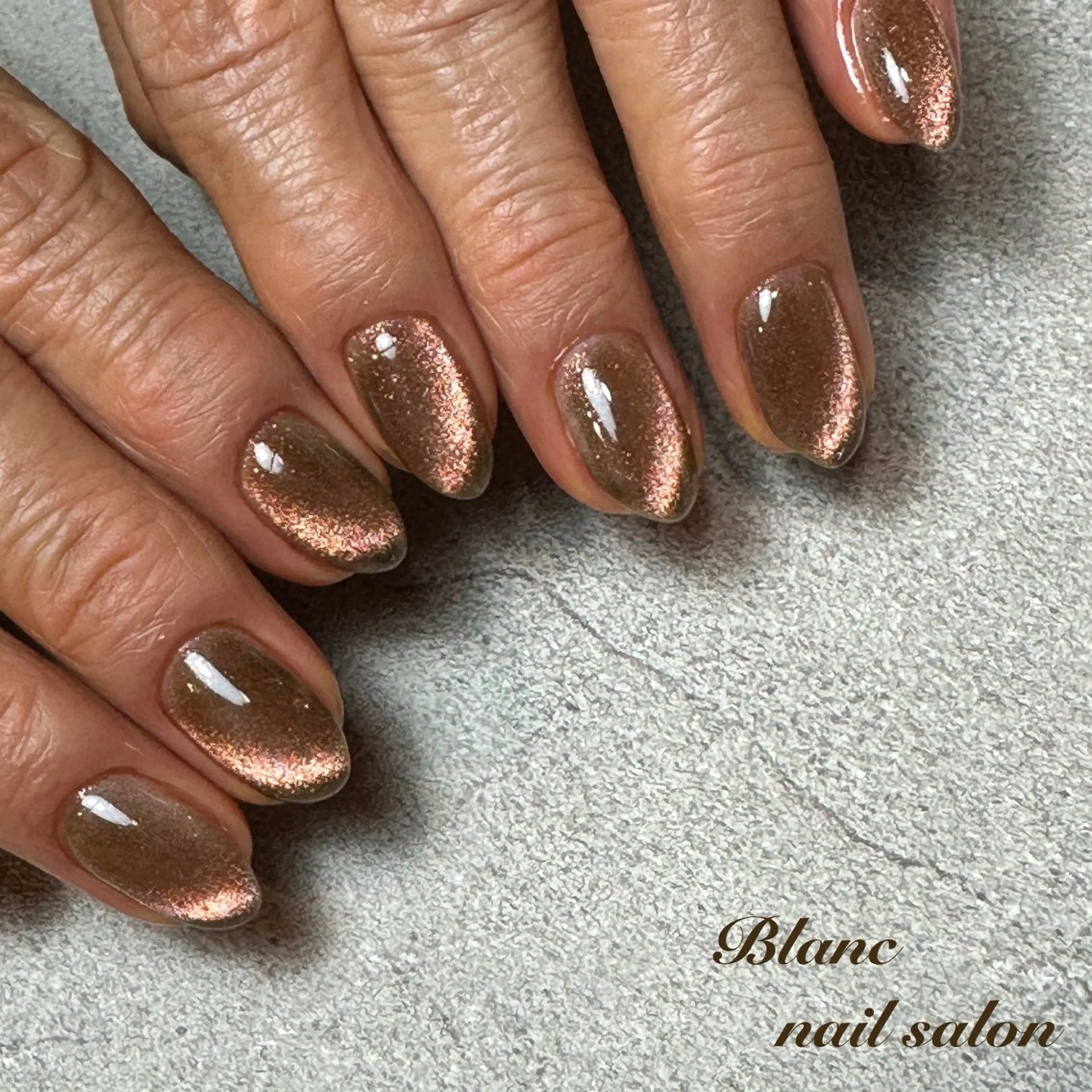 ネイル マグネットネイル Blanc ブランのネイルデザイン