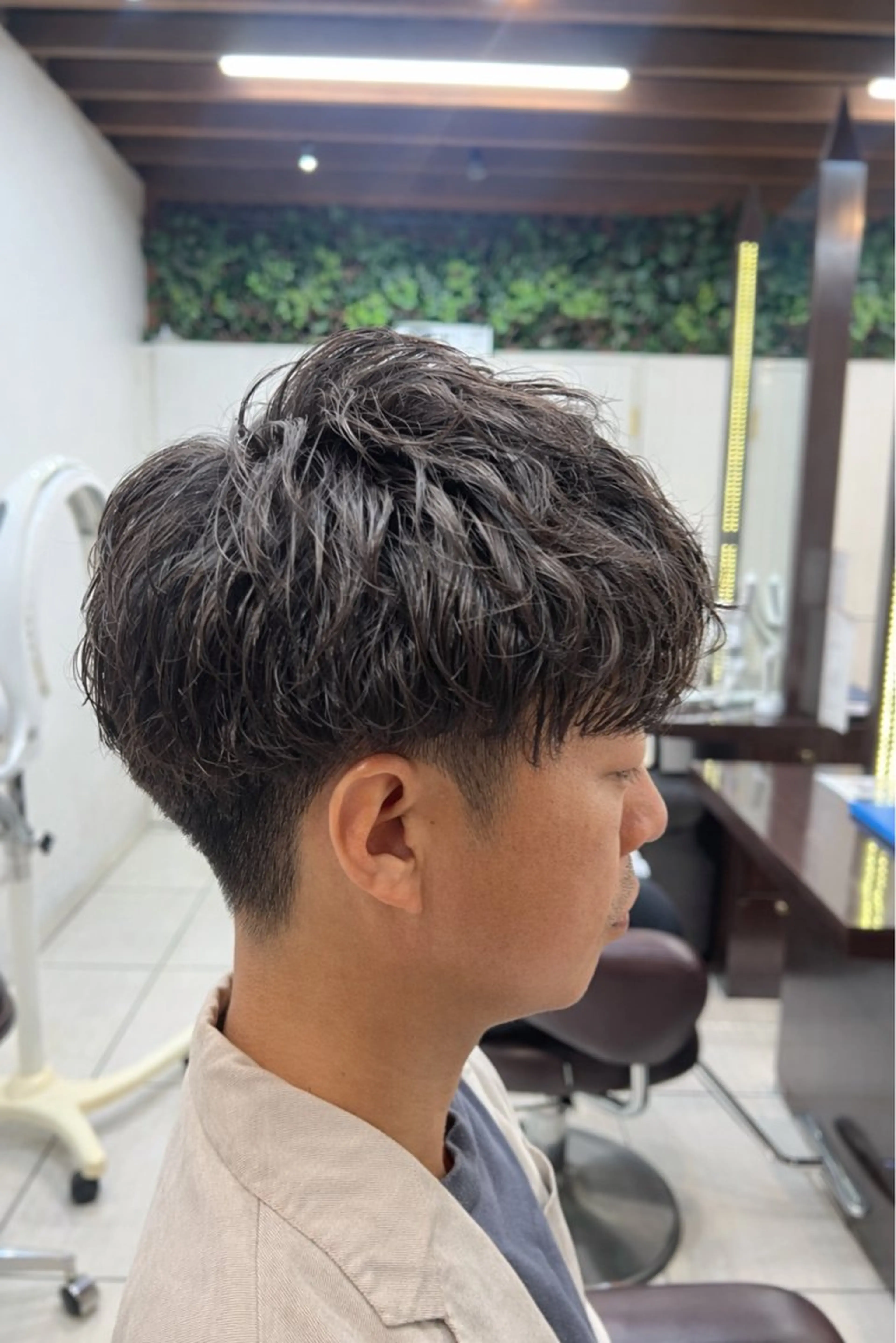 ショート パーマ カット パーマ メンズパーマ山内 結稀のヘアスタイル