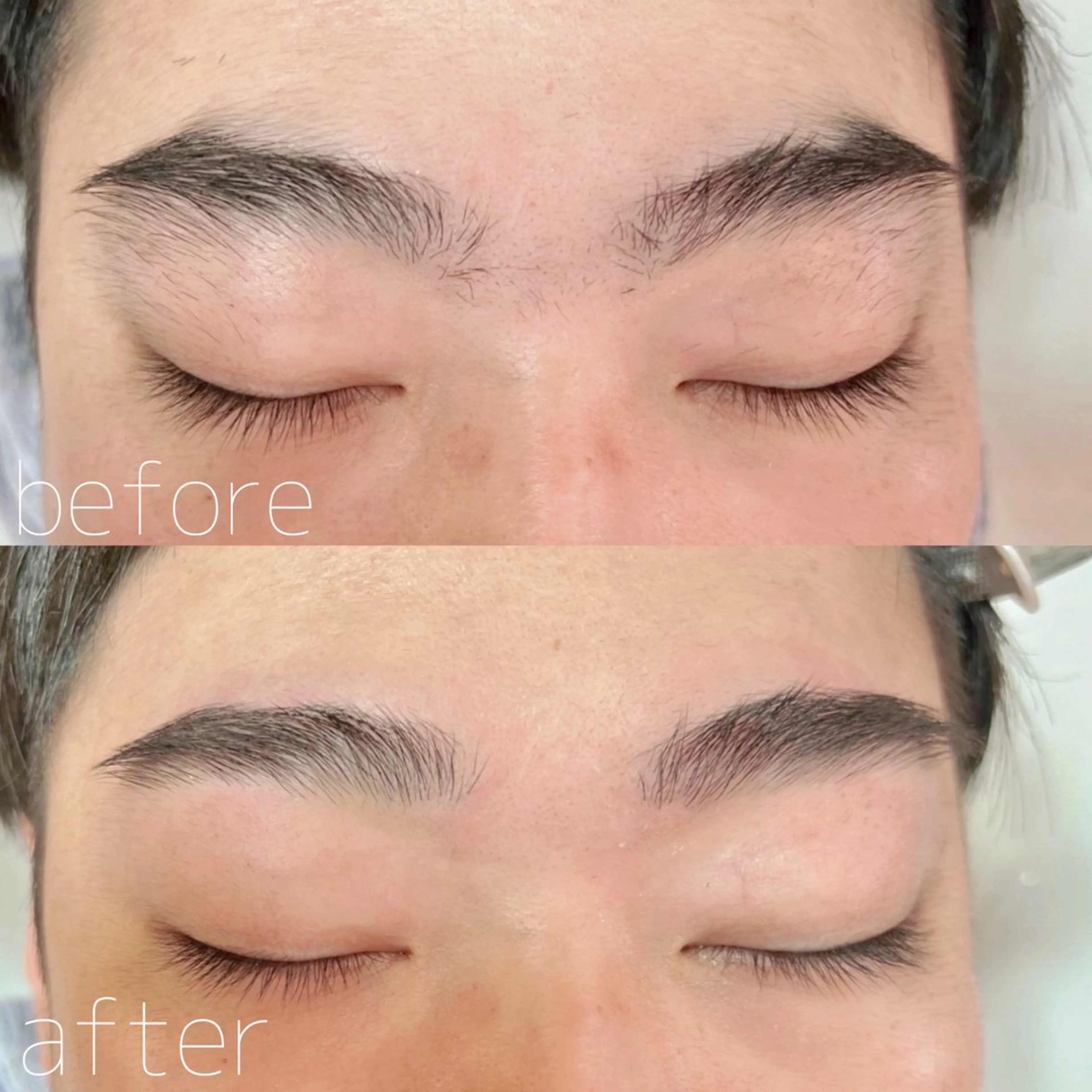 【単品メニュー】眉周りWAX 保湿ケア付の写真