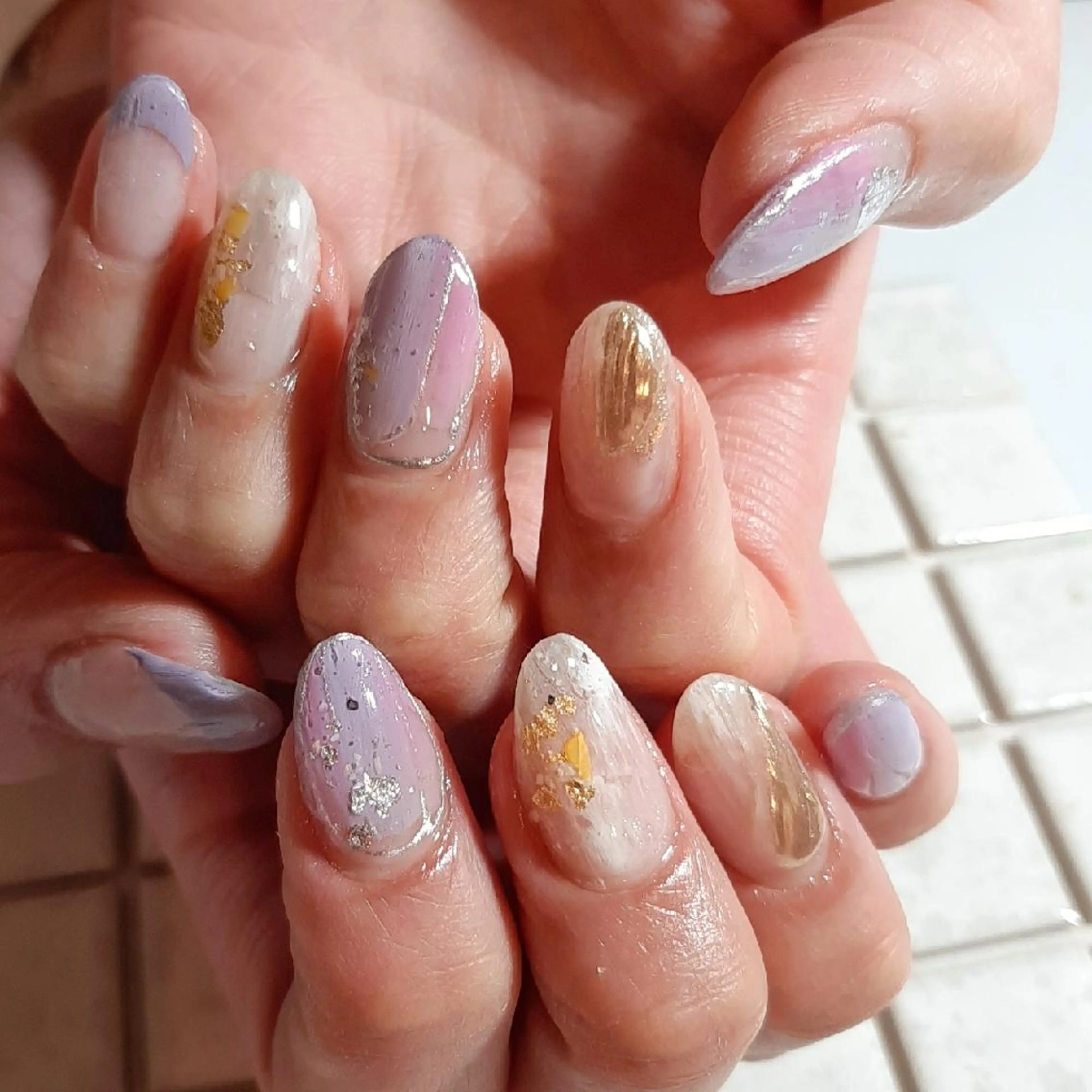 ネイル 春ネイル ハンドネイル private salon mieのネイルデザイン