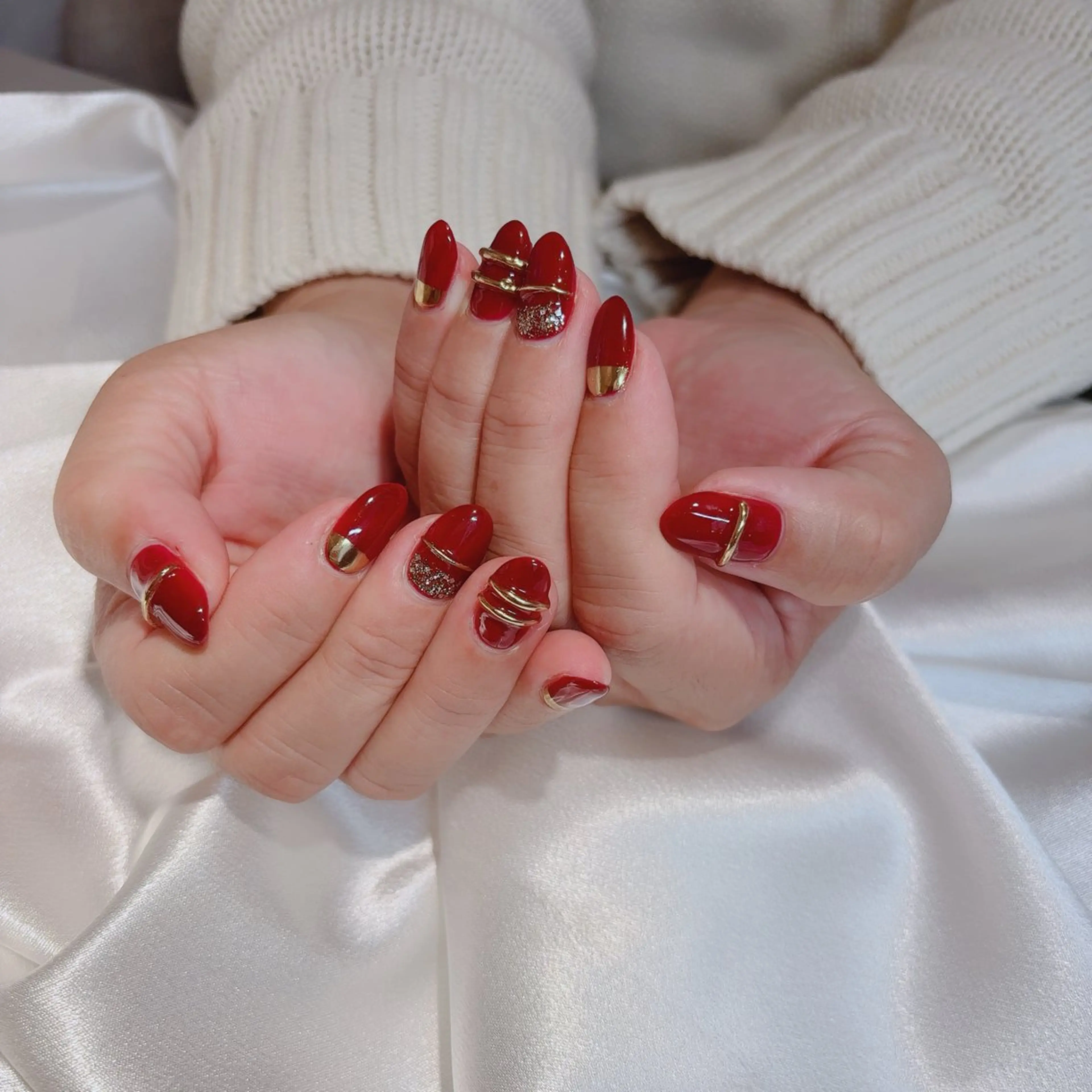 【ハンド】ジェルネイル・持ち込みデザイン💟⟡.*(オフ込み)の写真