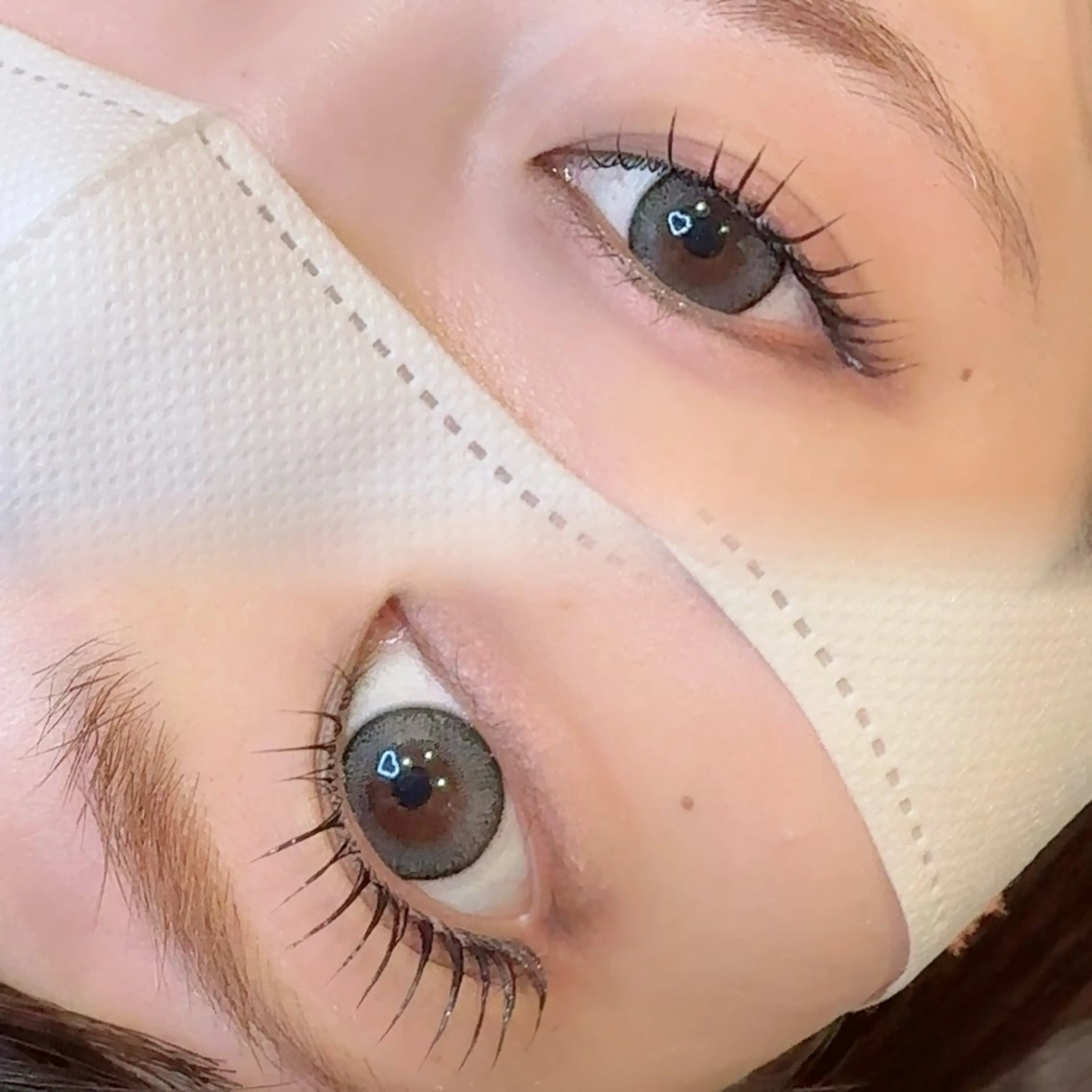 根元から上がる👀大人気パリジェンヌラッシュリフト💜の写真