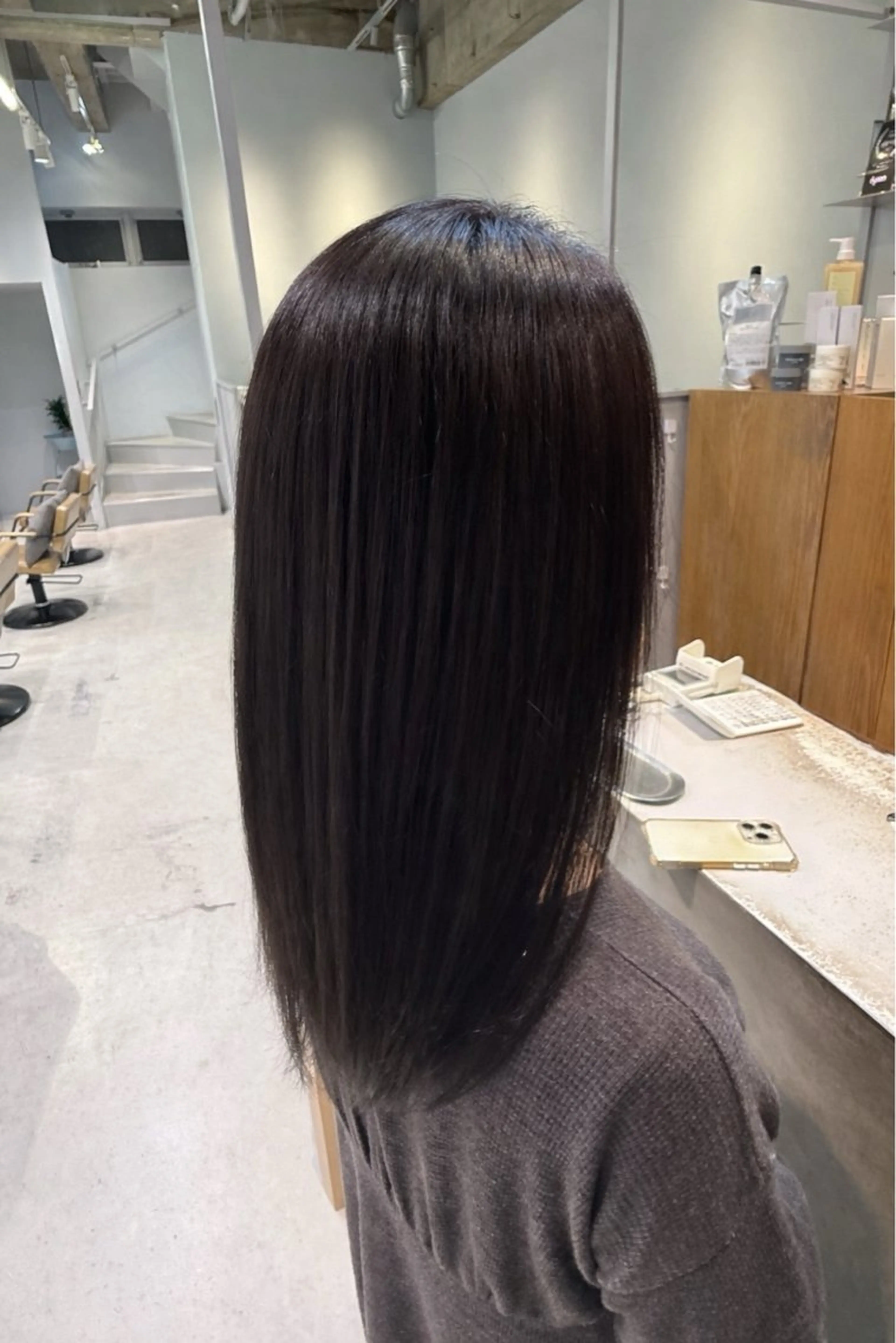 カラー ヘアカラー 辻岡 悠稀のヘアスタイル