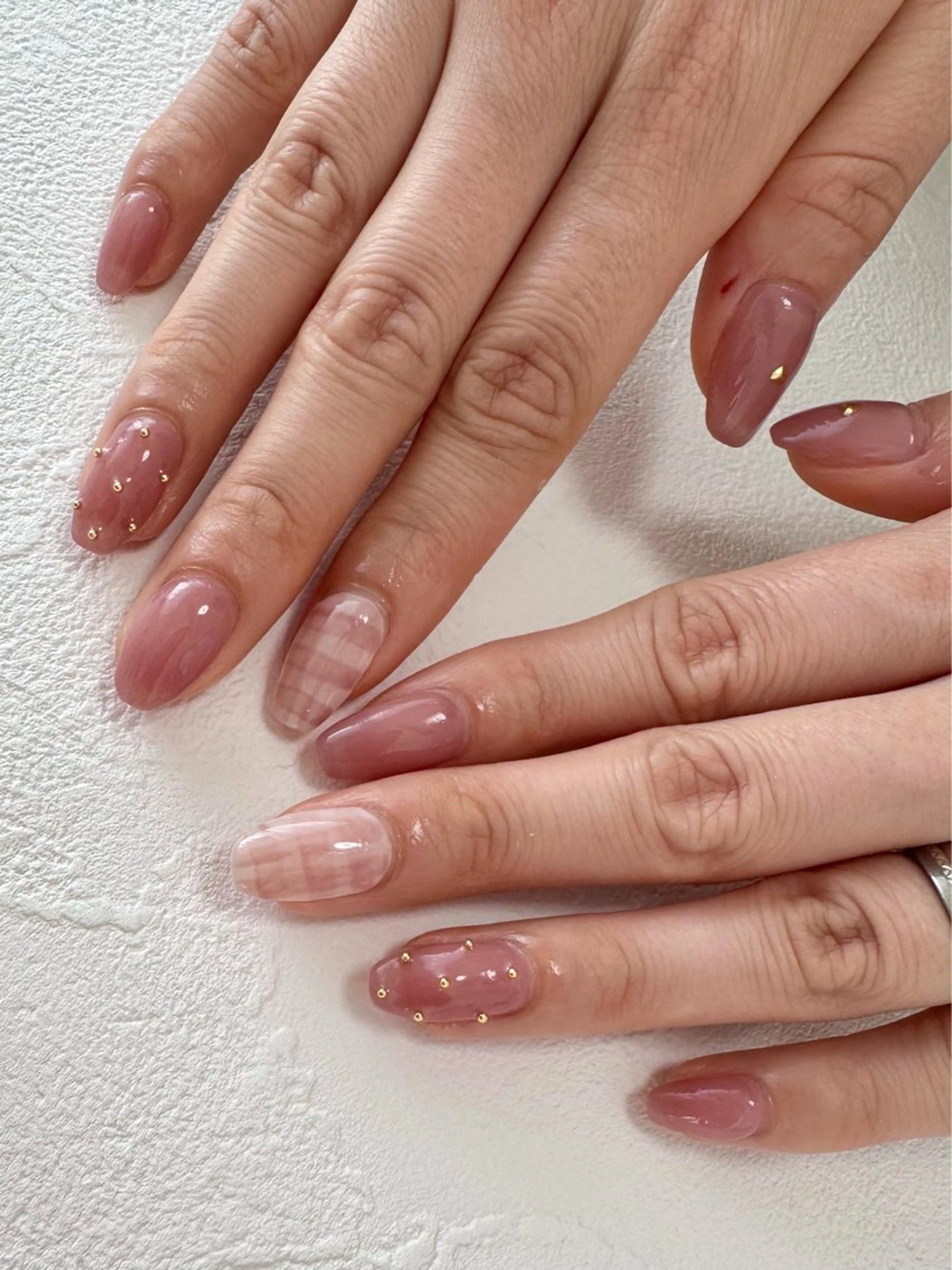 ネイル 長さ出し 持ち込み nail salon Linoのネイルデザイン