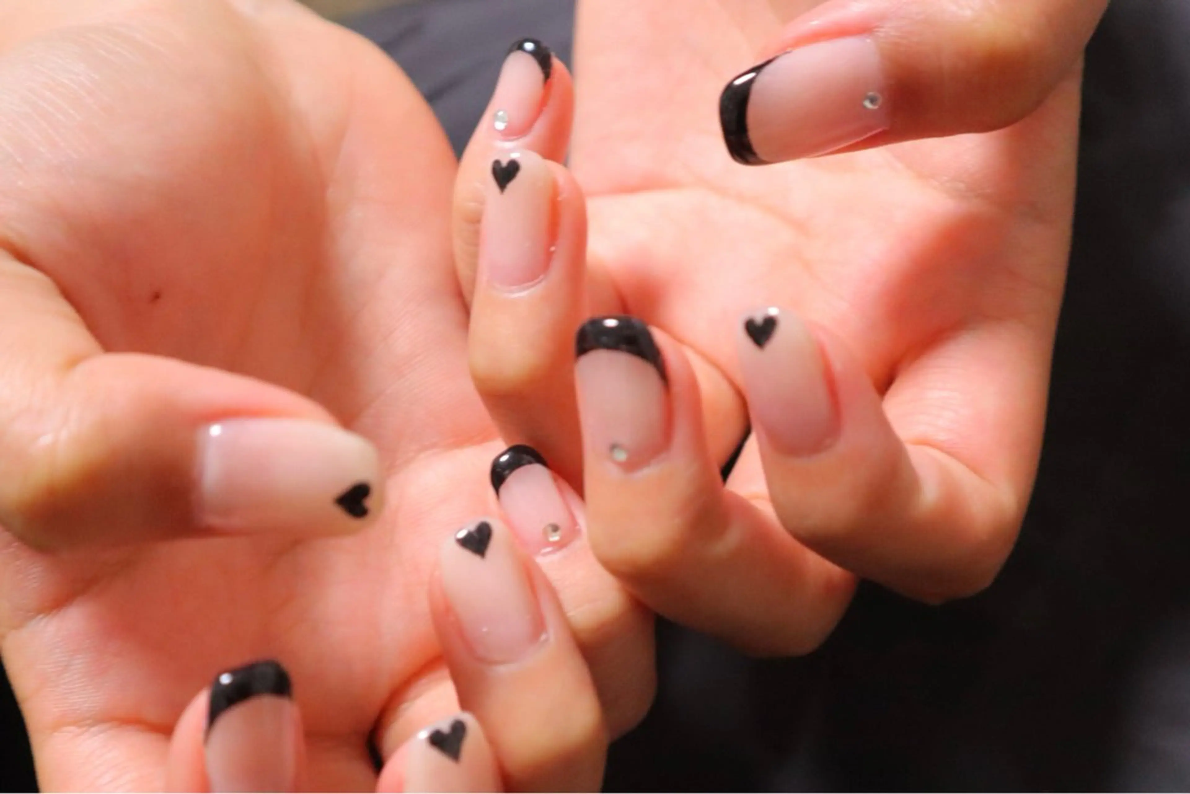 シンプルネイル（ラメ、グラデ、フレンチ）の写真