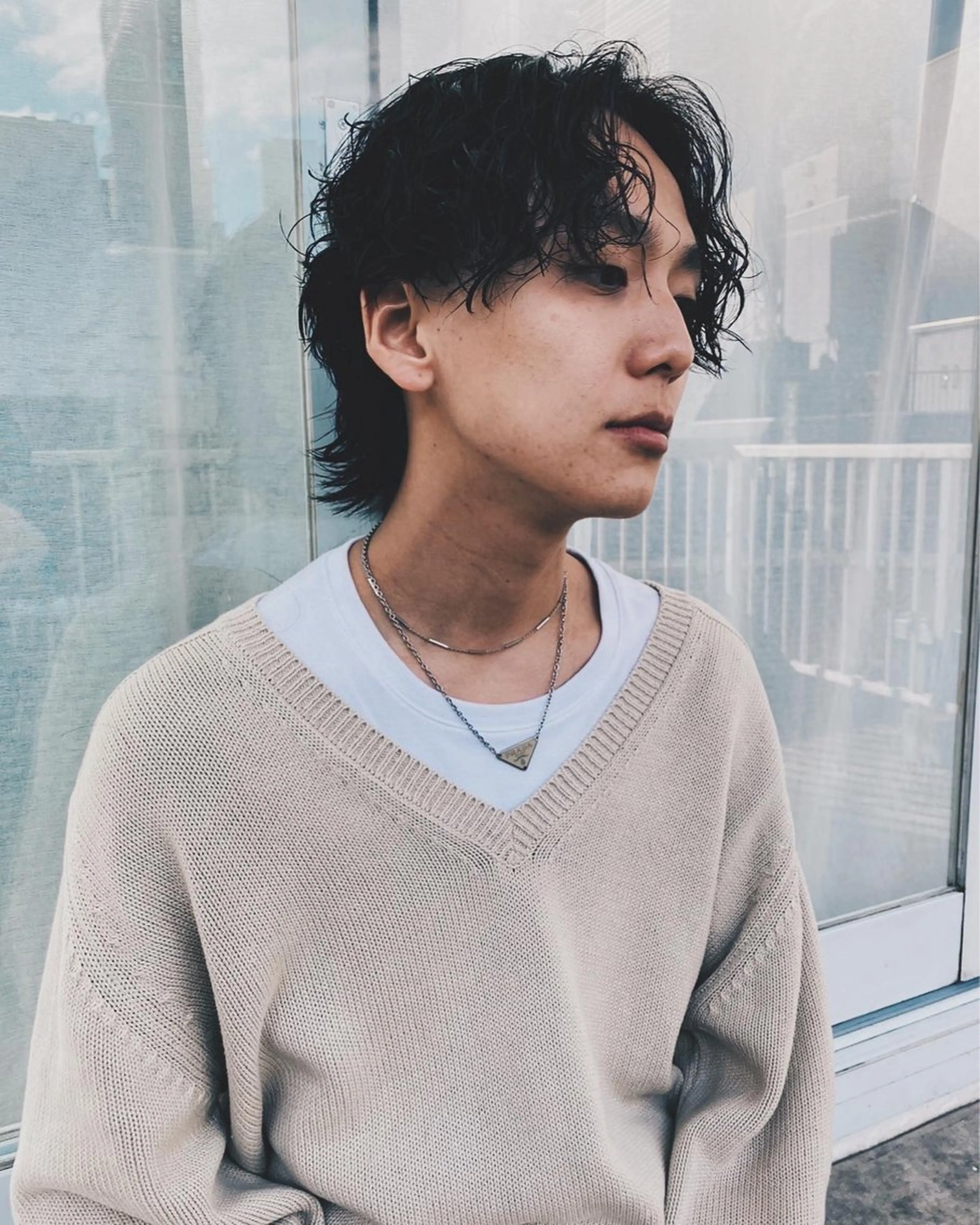 【men's】ツイストスパイラルパーマ+カットの写真