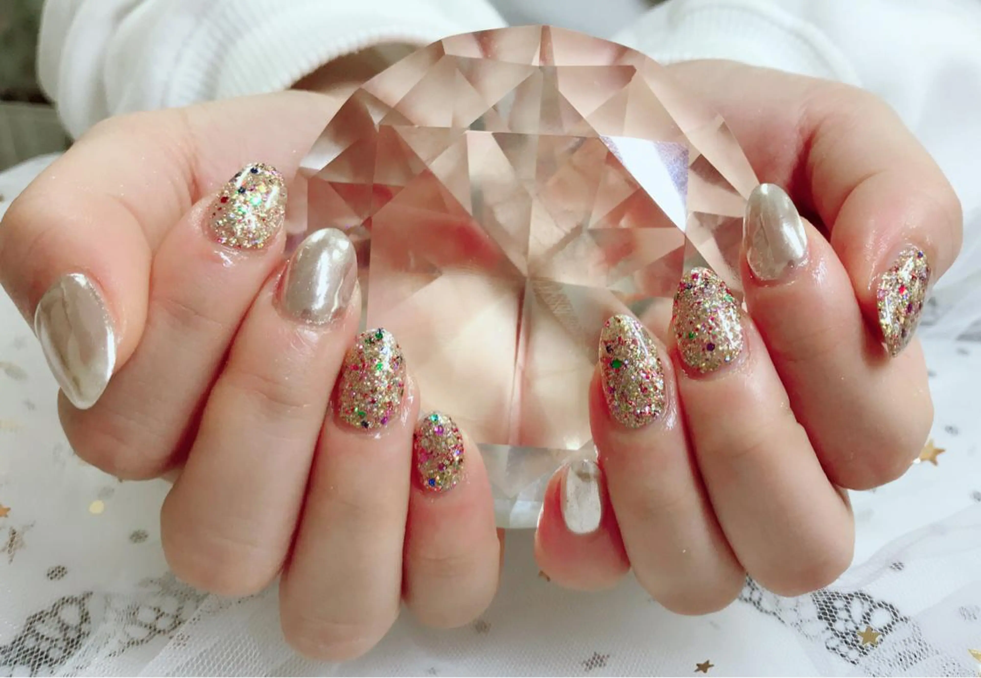 カラー ネイル Q Free nailsのネイルデザイン