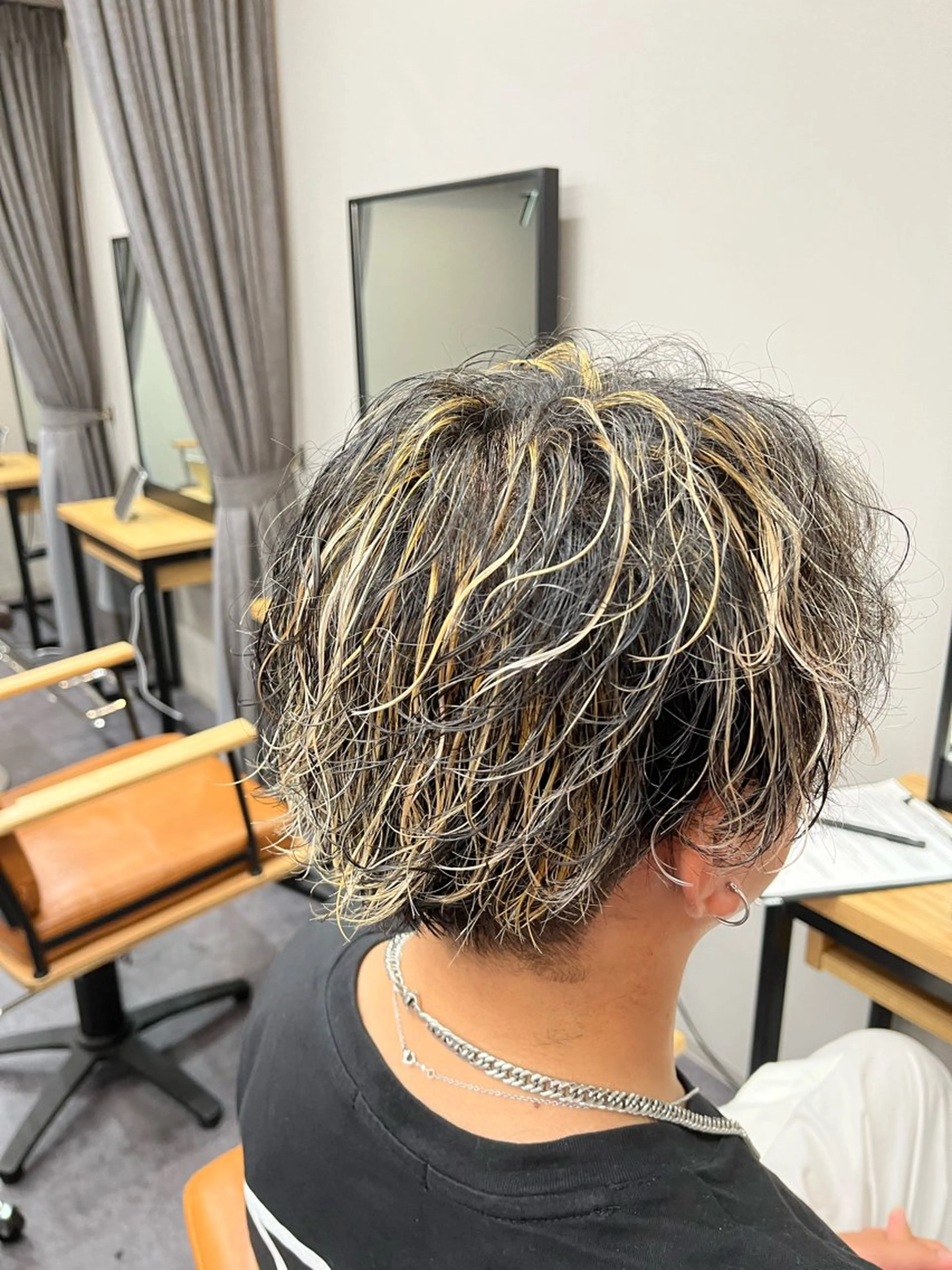 カラー パーマ メンズ mare宇部高前店 /スタッフモデルのヘアスタイル