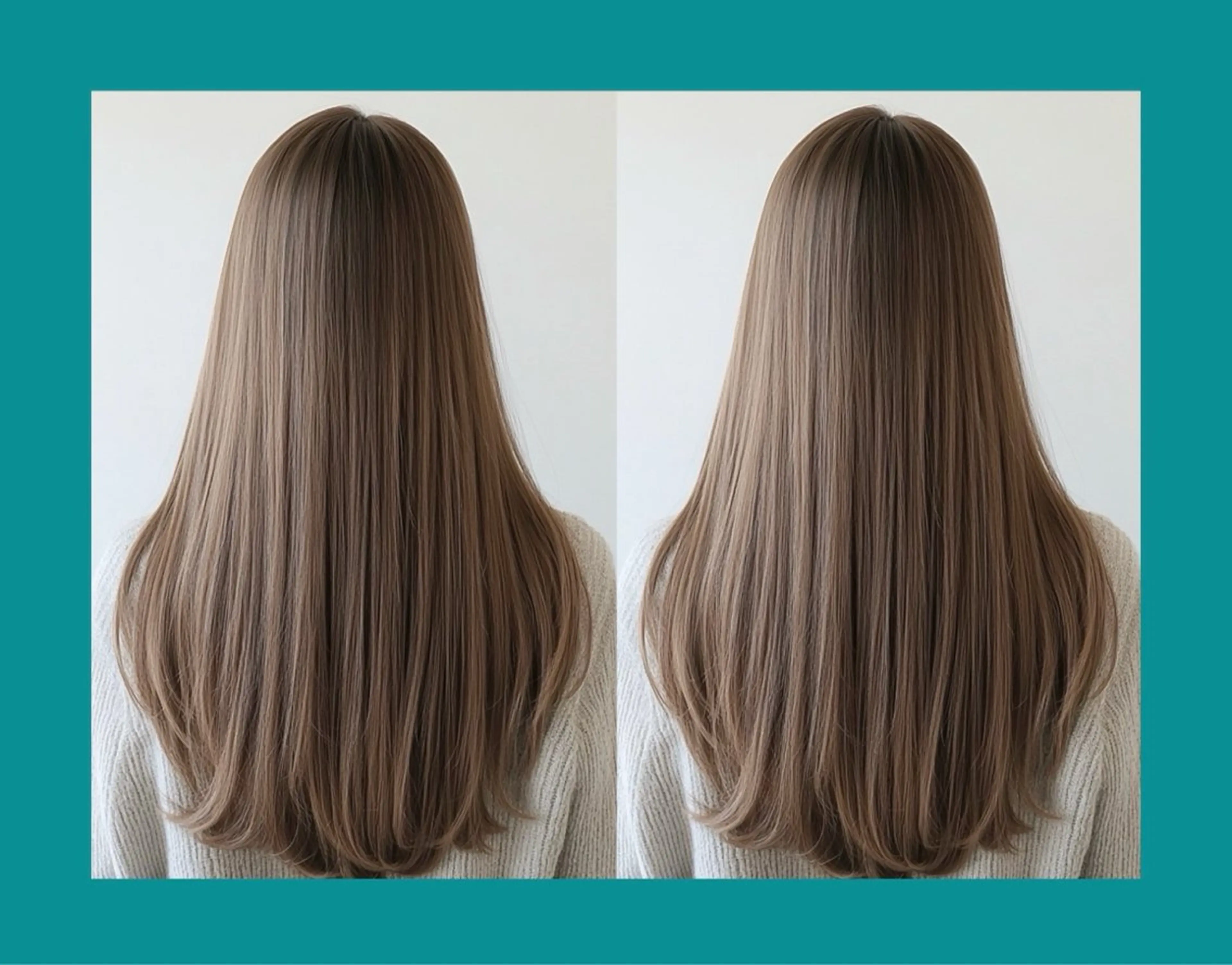 ロング カラー ベージュカラー ミルクティーベージュ カット ヘアカラー トリートメント ヘッドスパ 髪質改善/ハイトーン /茅ヶ崎/YUKAのヘアスタイル