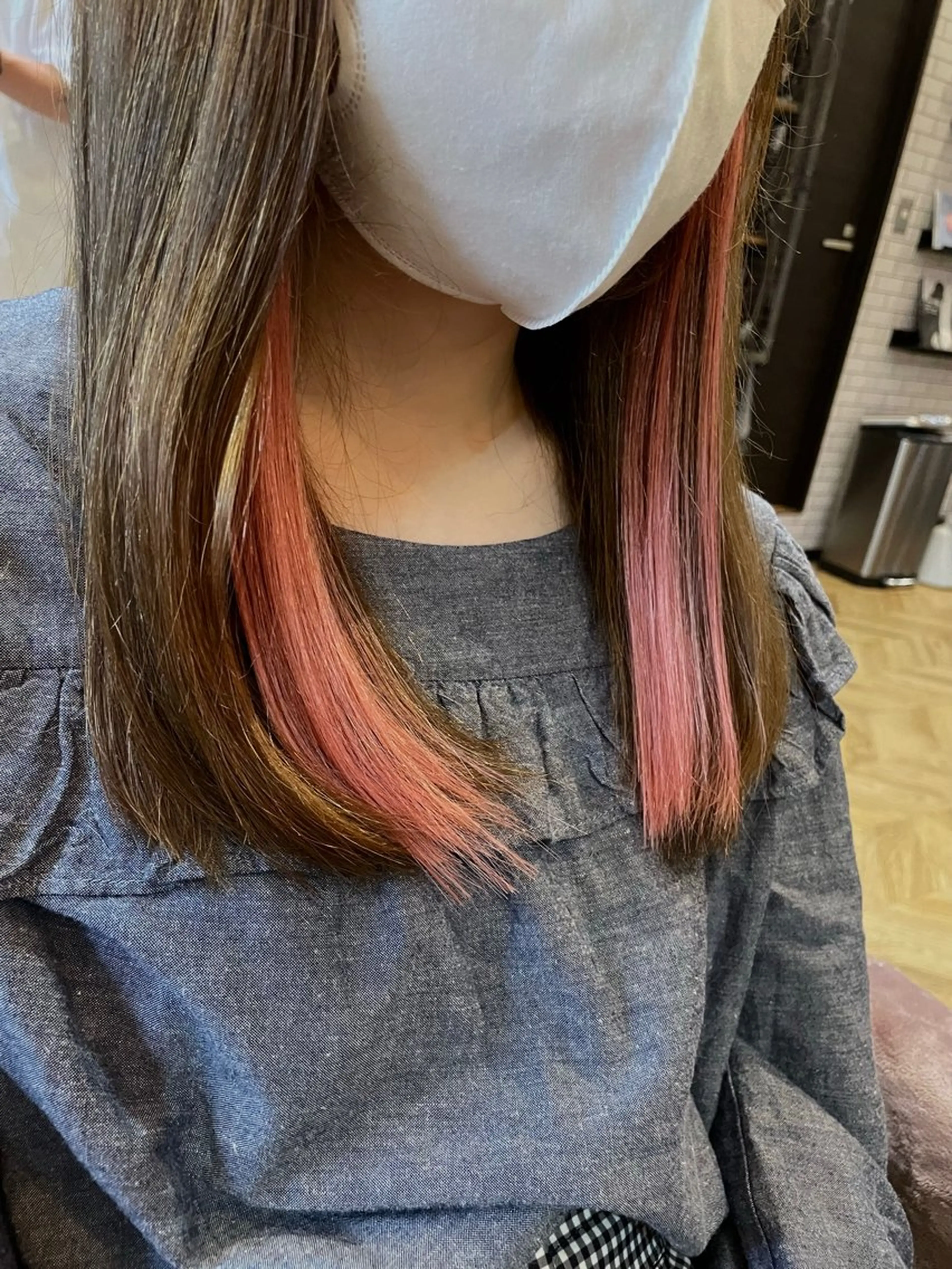 [ミニモ限定価格💖]インナーカラー+トリートメントの写真