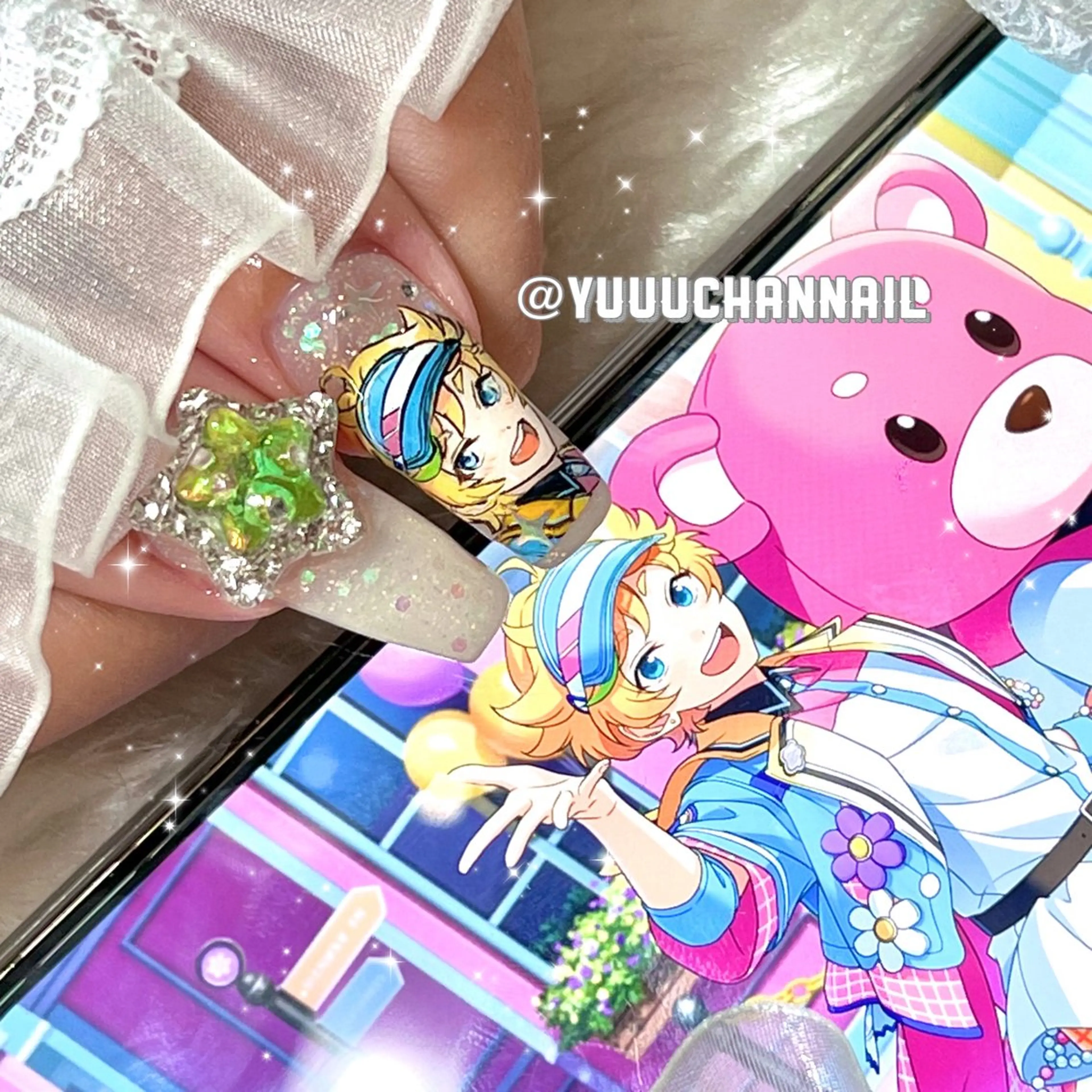 ネイル 痛ネイル🩷渋谷 🧸Yunaのネイルデザイン