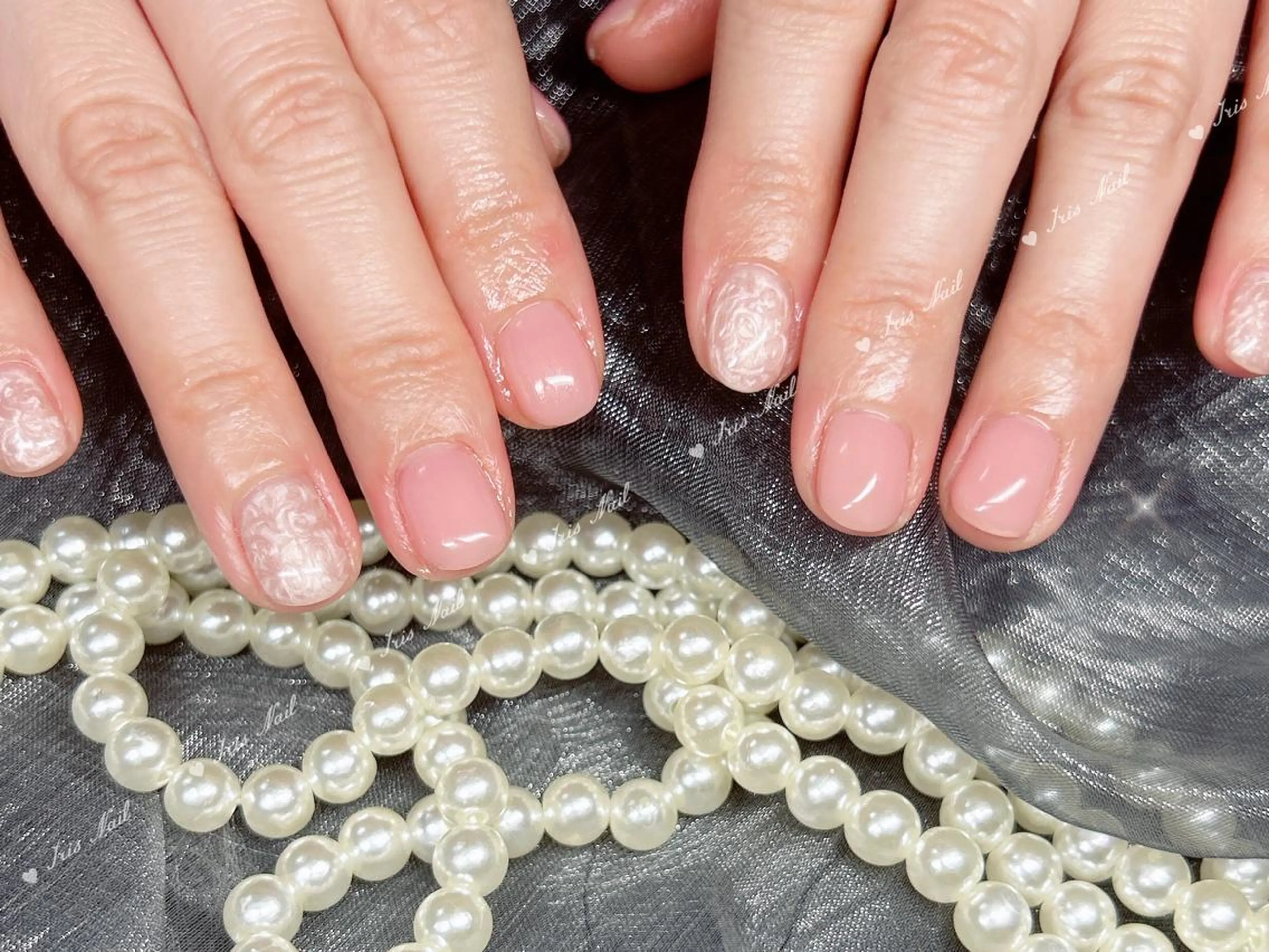 ネイル シンプルネイル ハンドネイル ハンドケア IRIS NAIL大塚のネイルデザイン