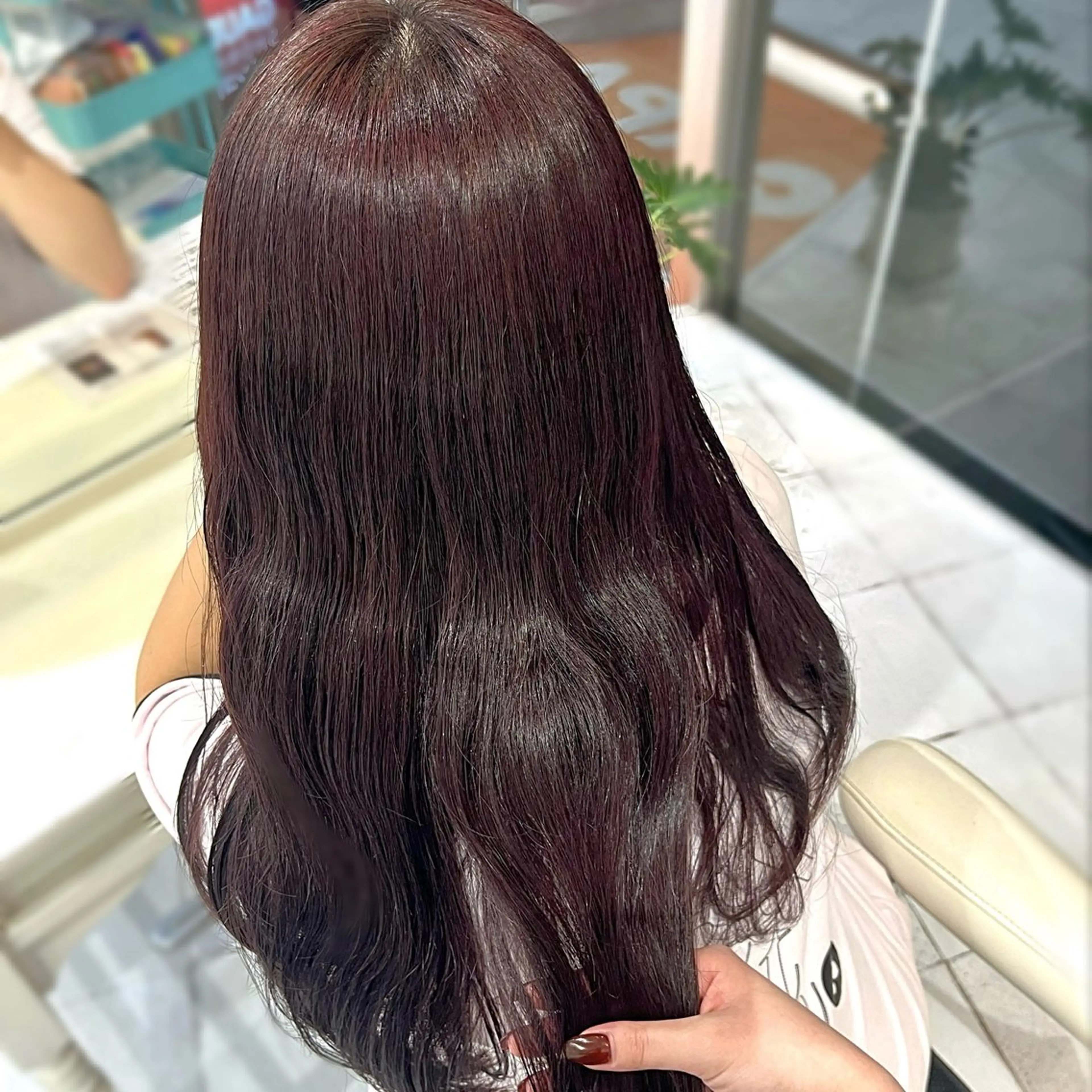 ロング カット ヘアカラー トリートメント すずき なつき🌙のヘアスタイル