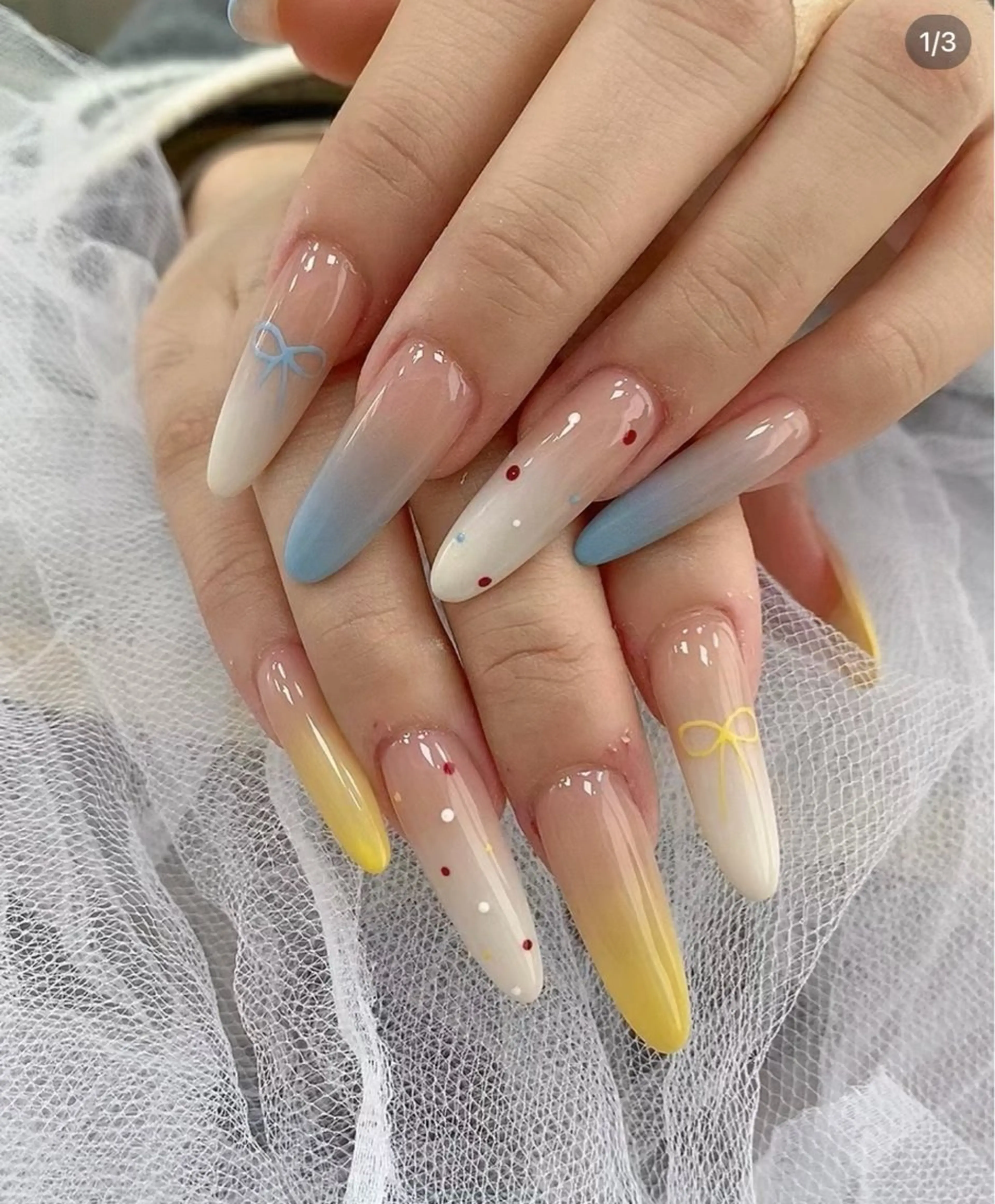 ネイル フレンチネイル キラキラネイル 韓国ネイル シンプルネイル ワンホンネイル ハンドネイル MEI Nailのネイルデザイン