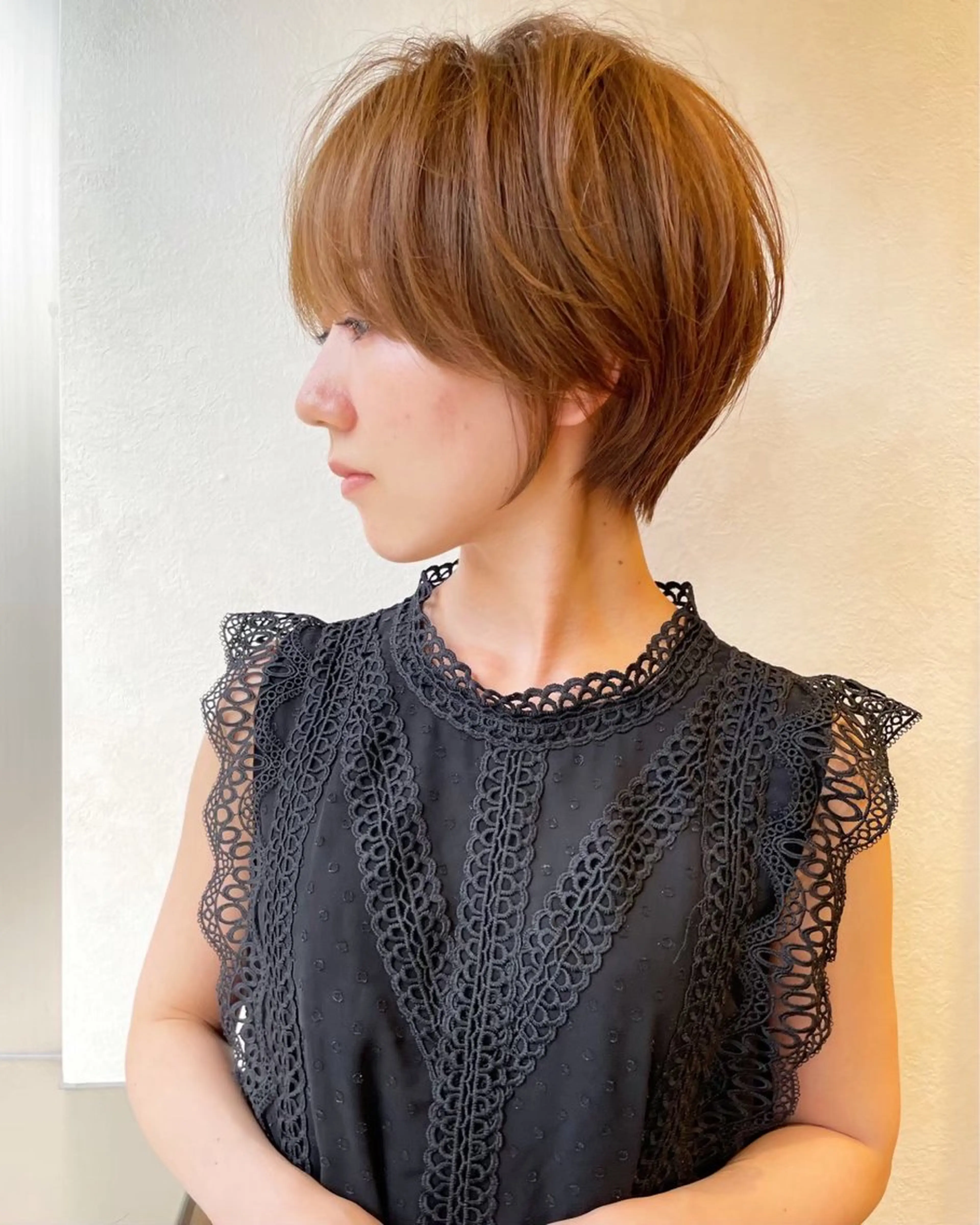 ショート 🎀大川 錬🎀 ブリーチなしWカラーのヘアスタイル