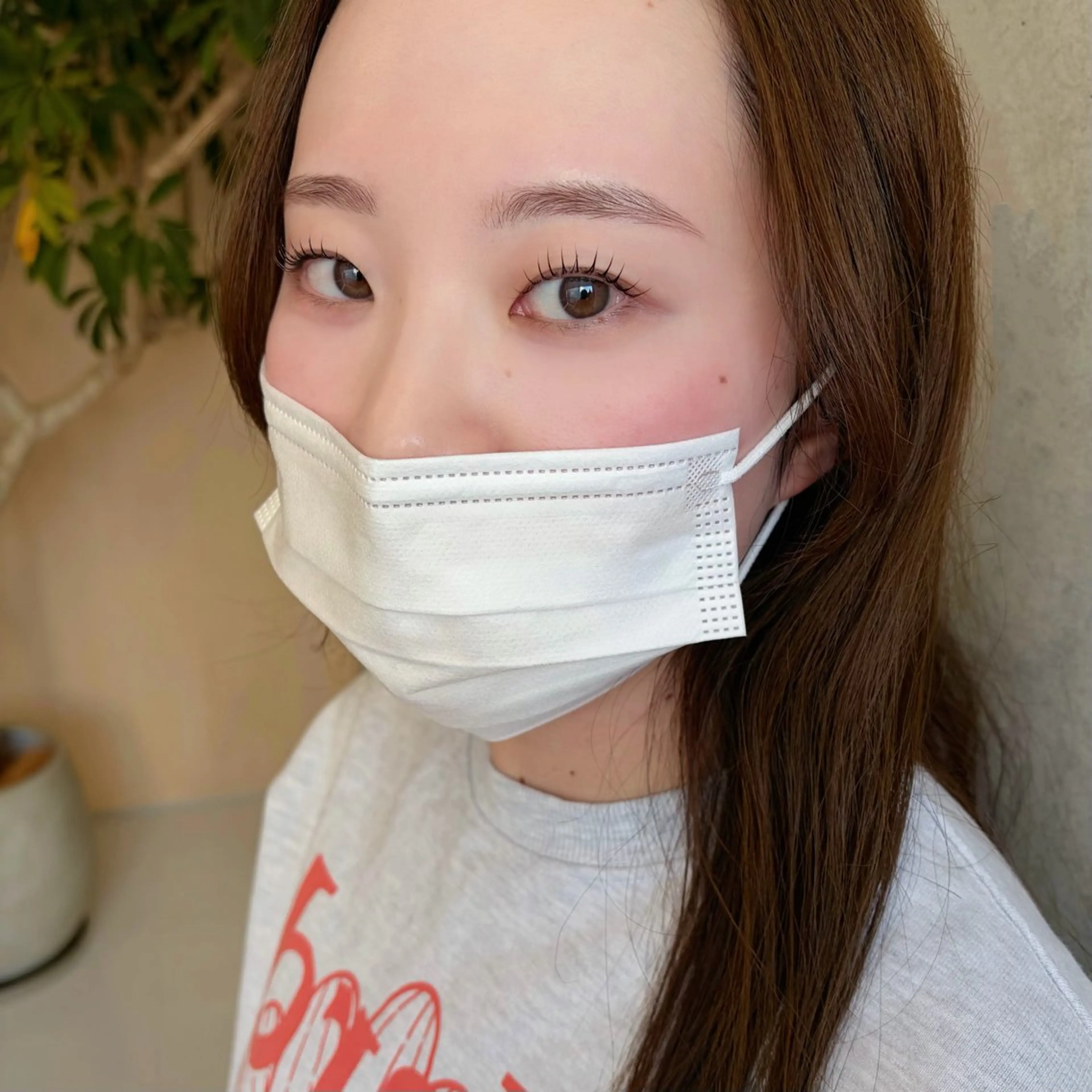 マツエク・マツパ 一重×まつ毛パーマ マツパ アイブロウが得意◎ 荻野栞のマツエク・マツパデザイン