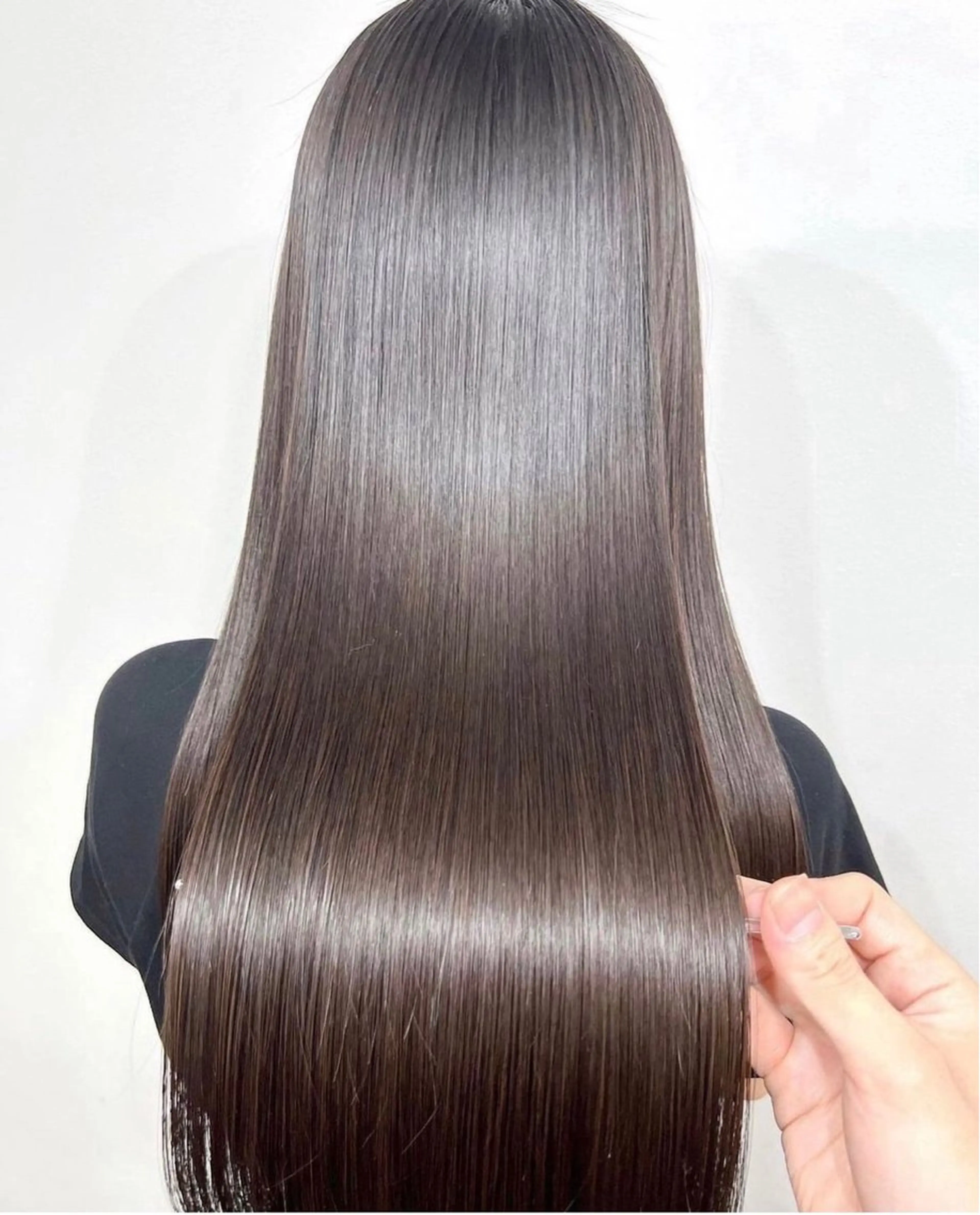 💎3番人気💎小顔カット+ダメージレス酸性縮毛矯正+ioeオリジナルトリートメントの写真