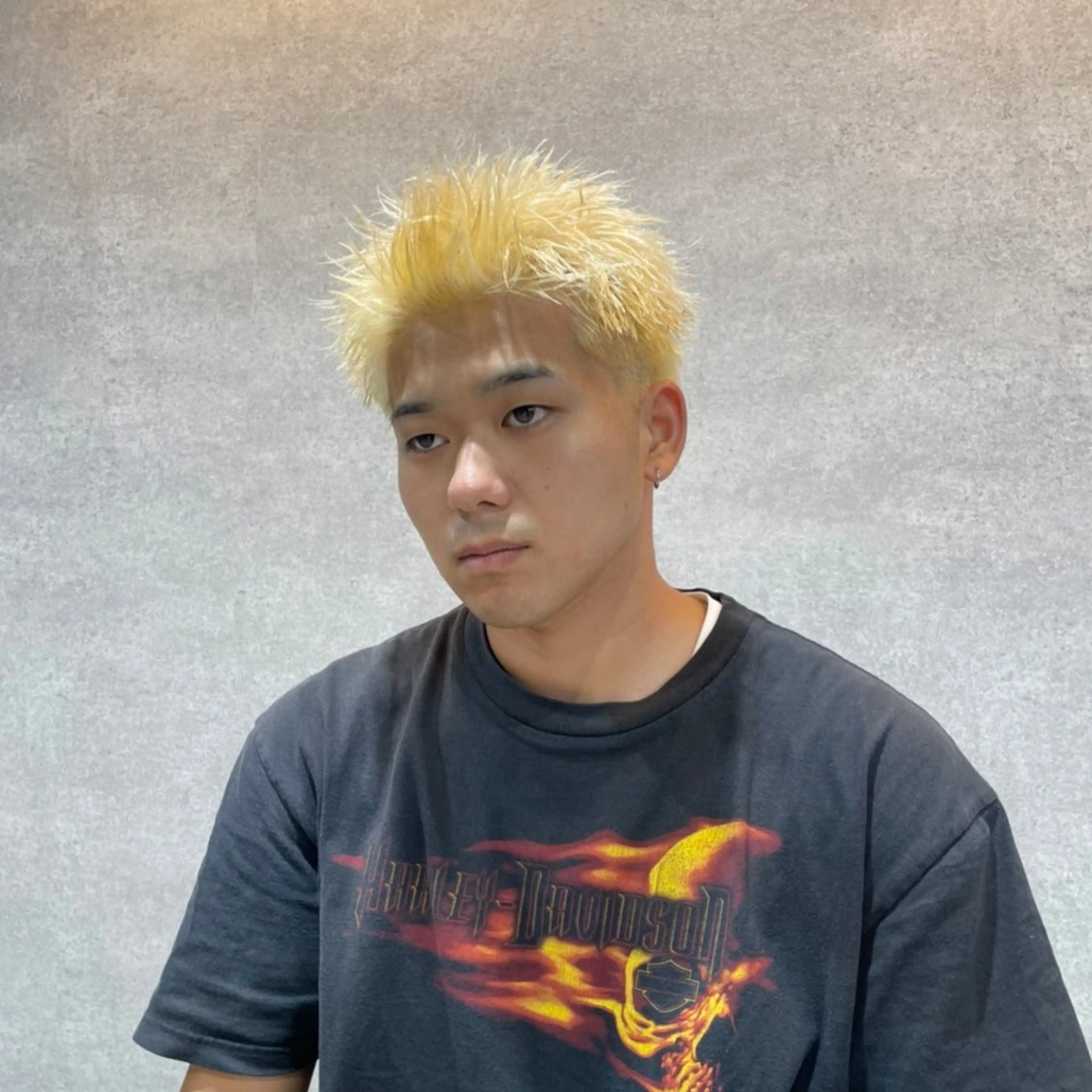 ショート カラー パーマ メンズ メンズパーマ カット ヘッドスパ ヘアセット 🔥メンズ 特化🔥菊水皐暉🔥のヘアスタイル