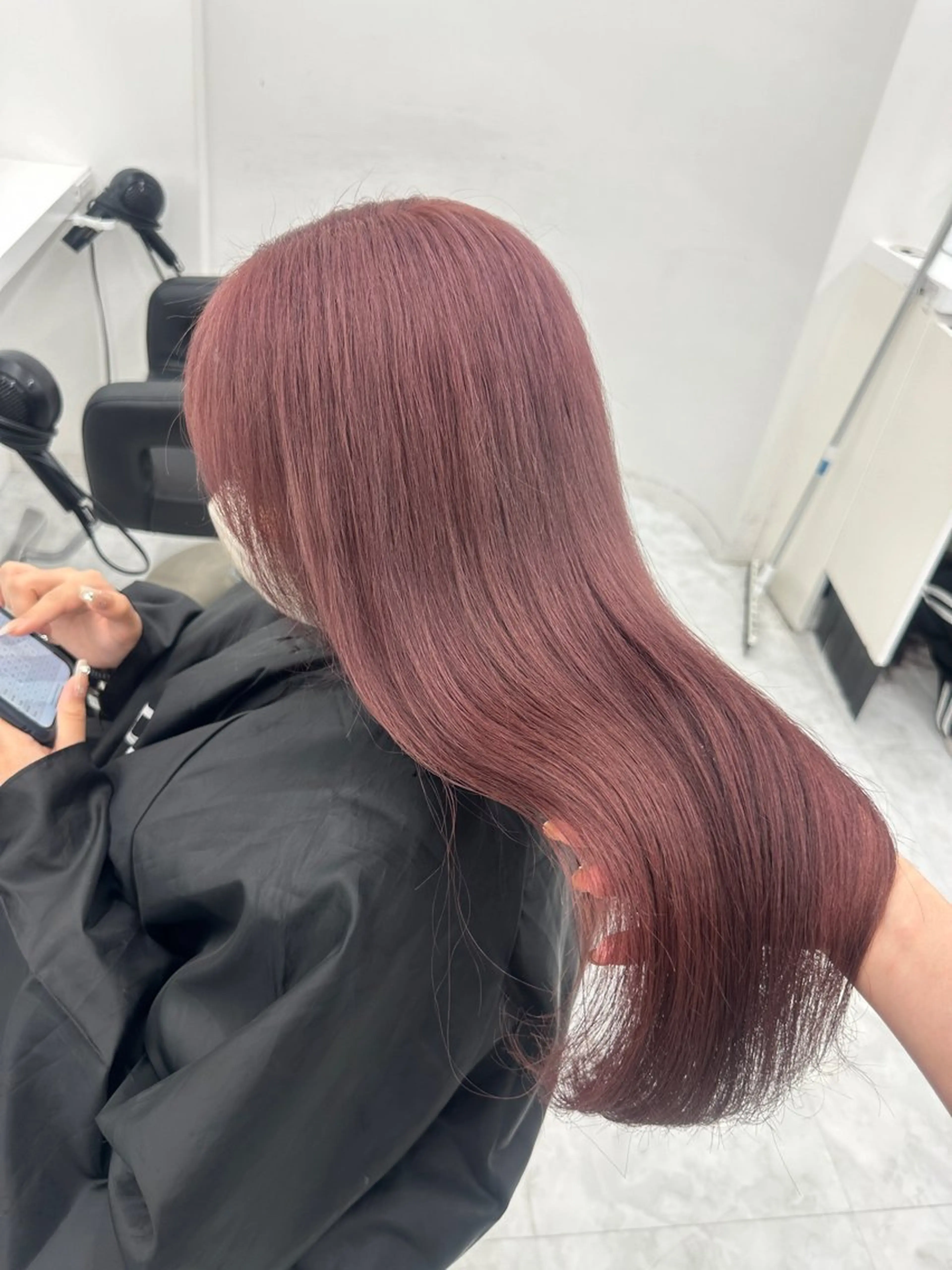 ロング カラー パーマ ヘアアレンジ メンズ キッズ ♥️韓国ヘア レイヤー♥️ゆりのヘアスタイル