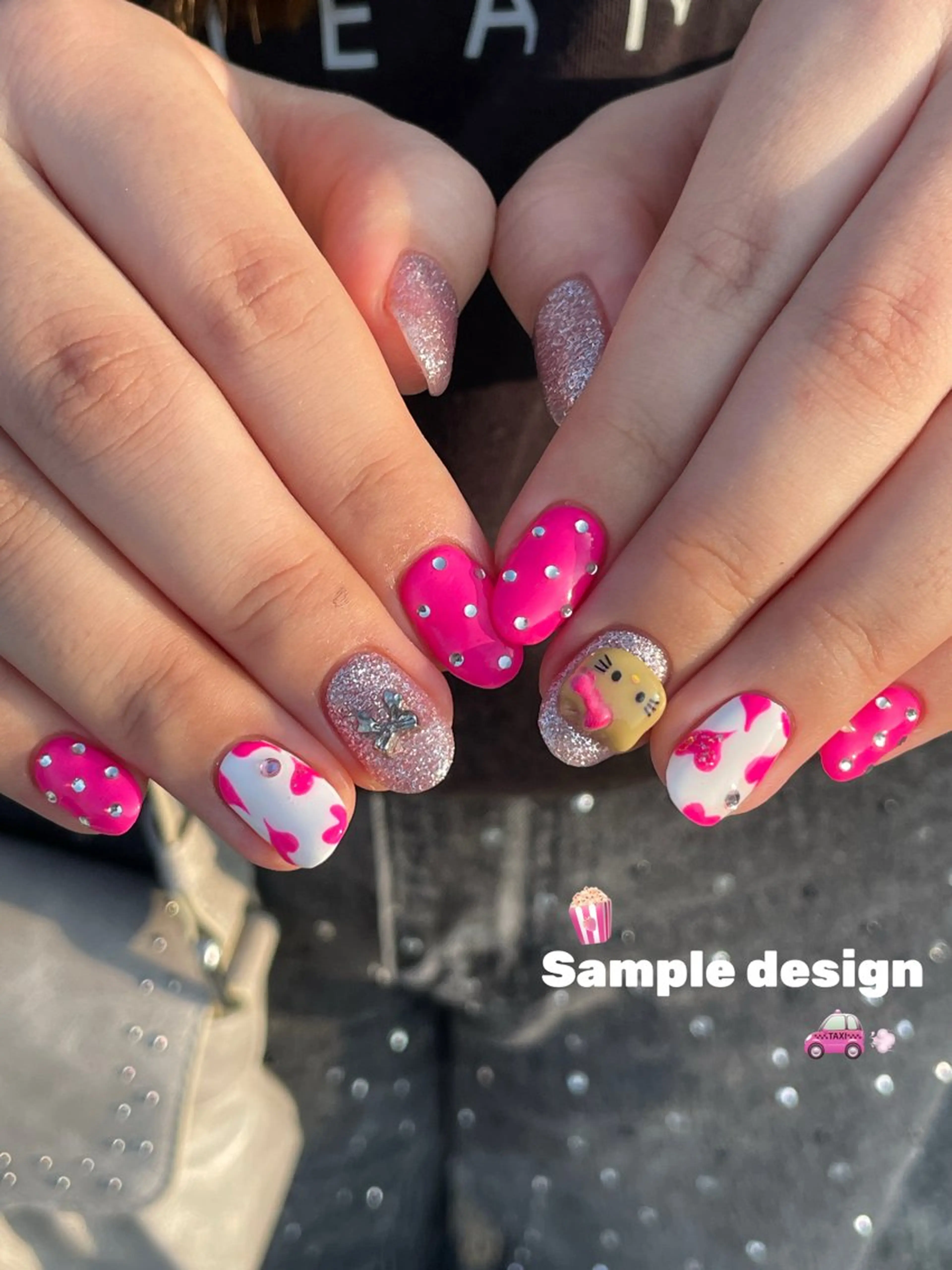 ネイル ピンク Beauty Salon ゆくい所属・入谷 玲生奈のネイルデザイン