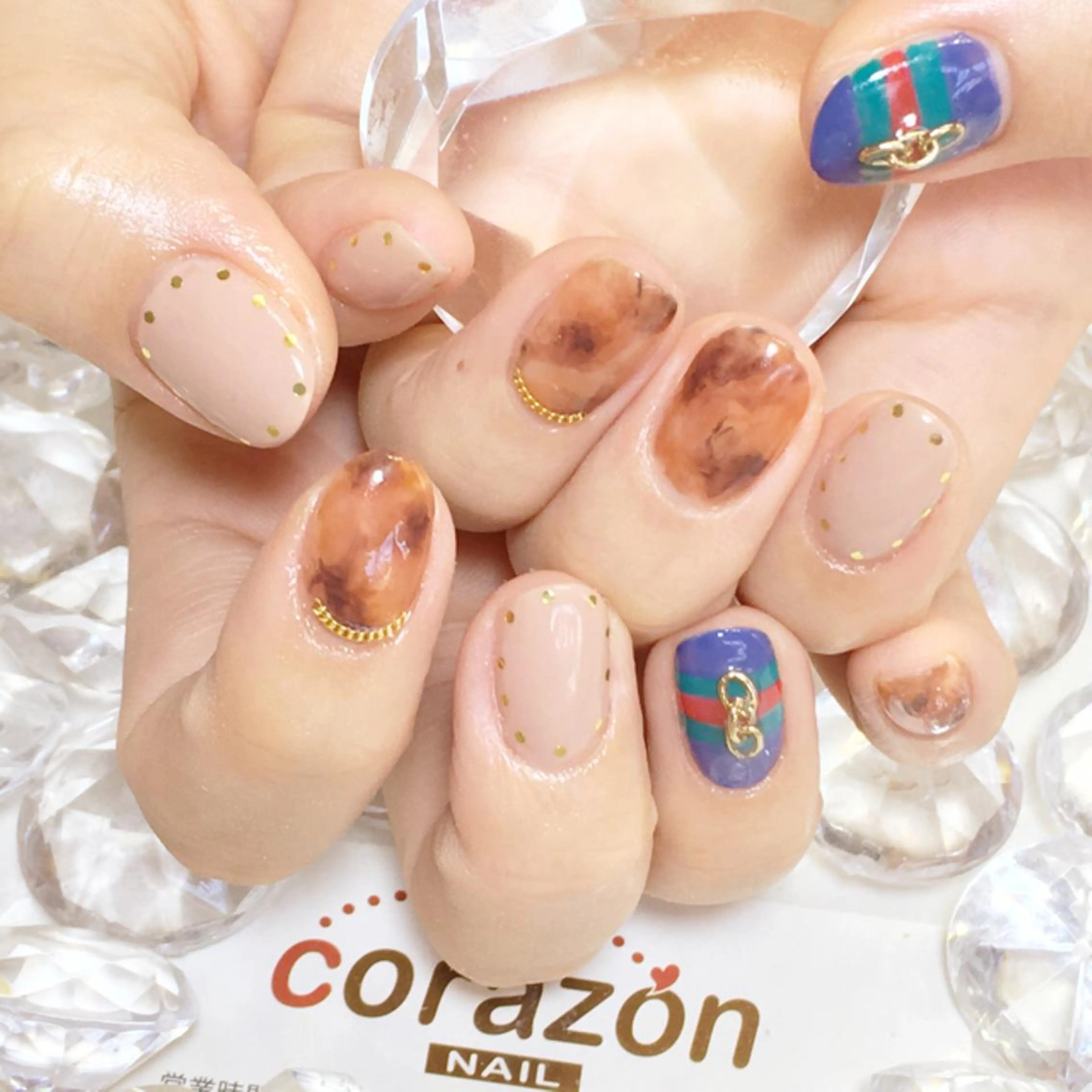 ネイル アートネイル corazon所属・ネイリスト aicoのネイルデザイン