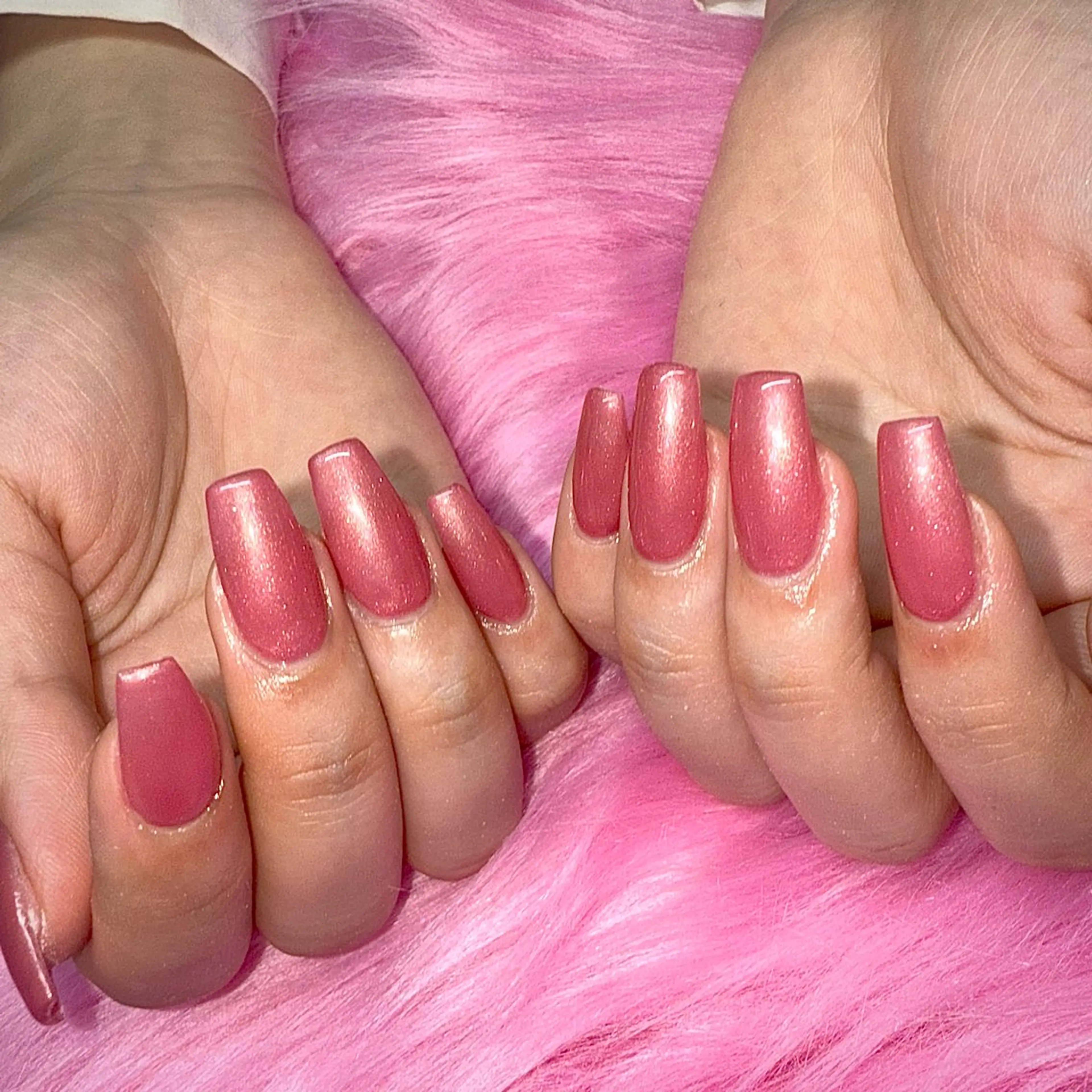 【Jr.ネイリスト】GEL-Xワンカラーorラメグラ　オフなしの写真