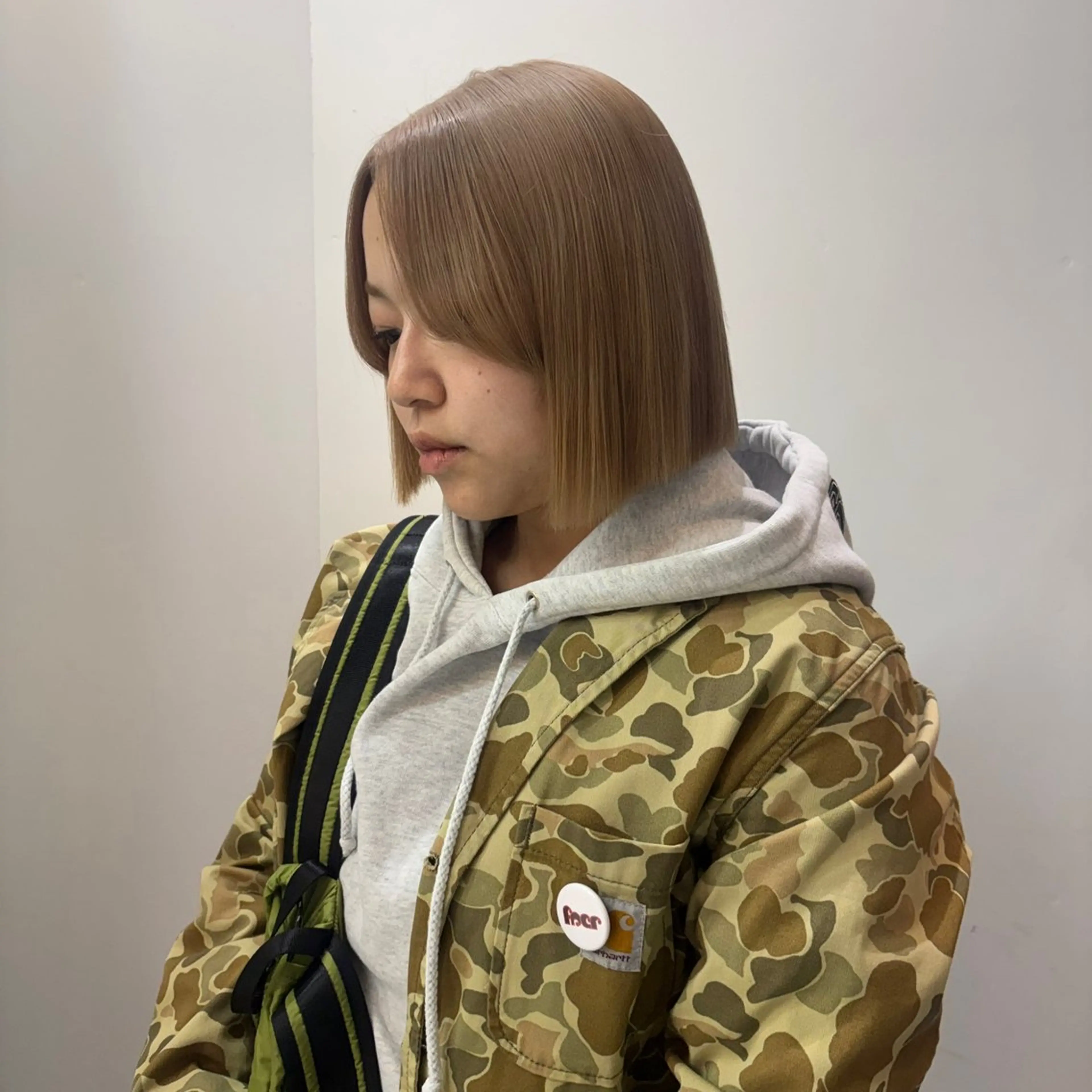 ショート カット ヘアカラー トリートメント ☘️かわいいハイトー ン☘️nonokaのヘアスタイル