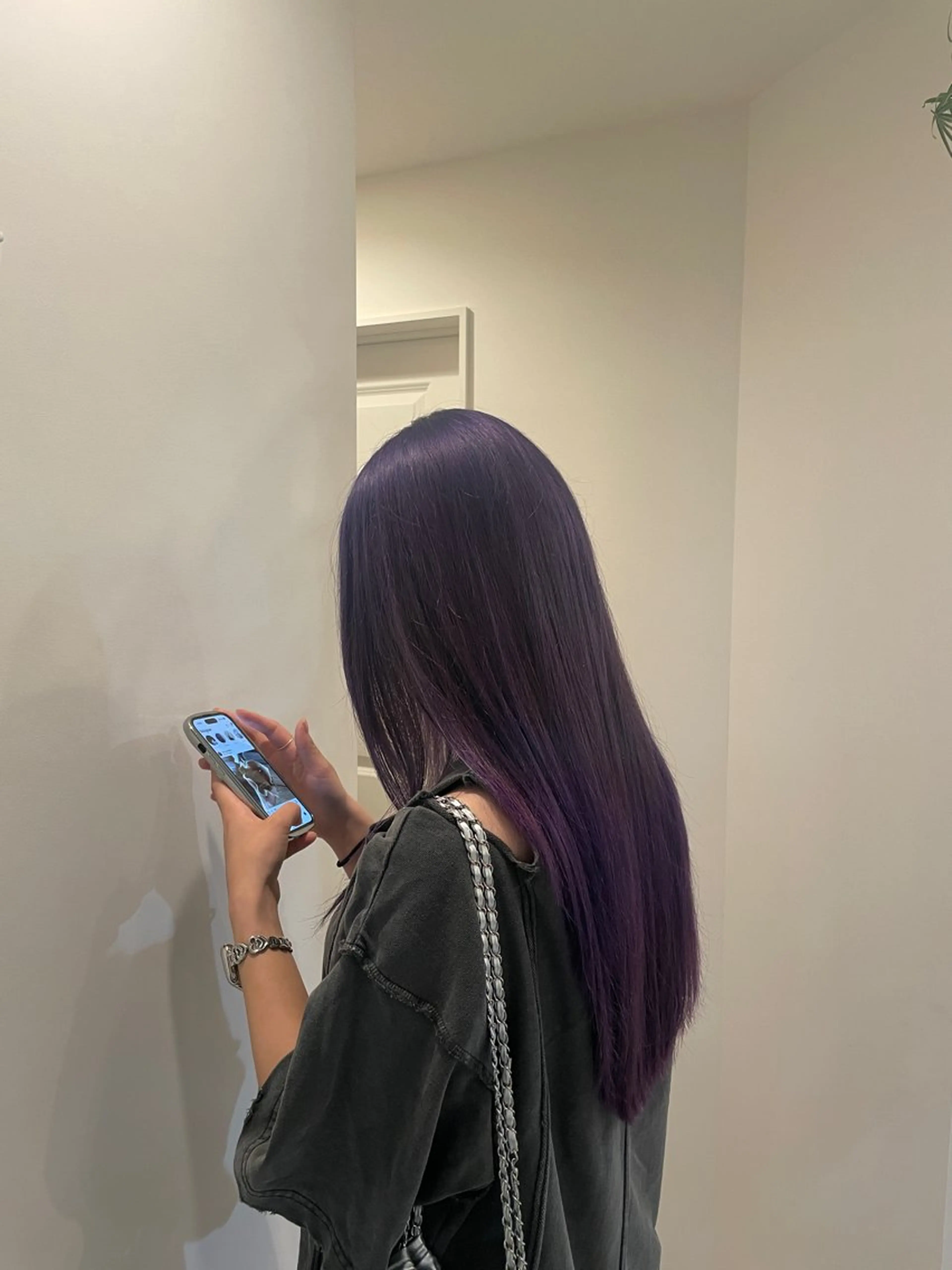 ロング カラー ブリーチ ロング 増田 ルナのヘアスタイル