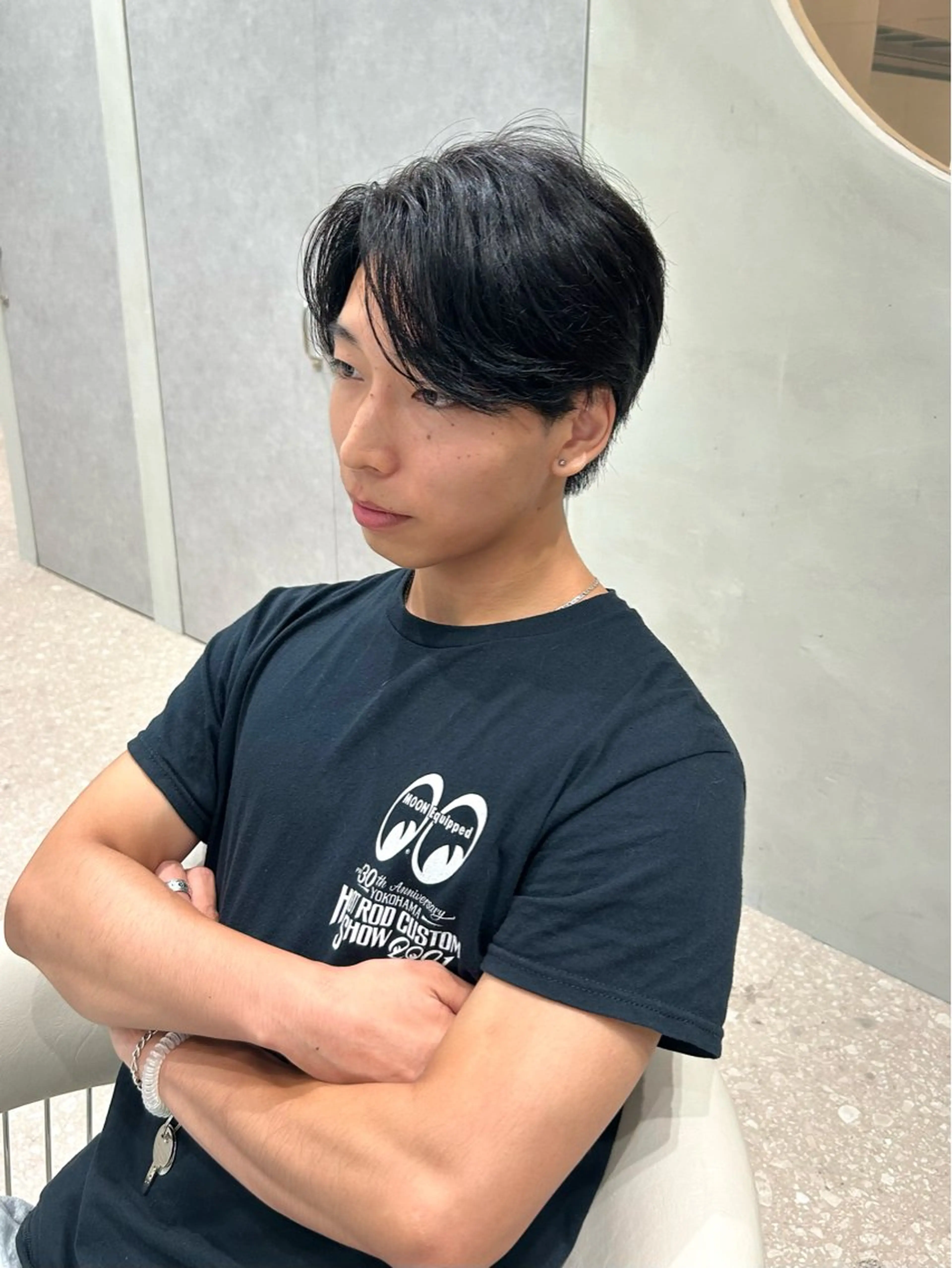 メンズ Luce横浜店所属・yuu 🪴 透明感 カラー/メンズパーマのヘアスタイル