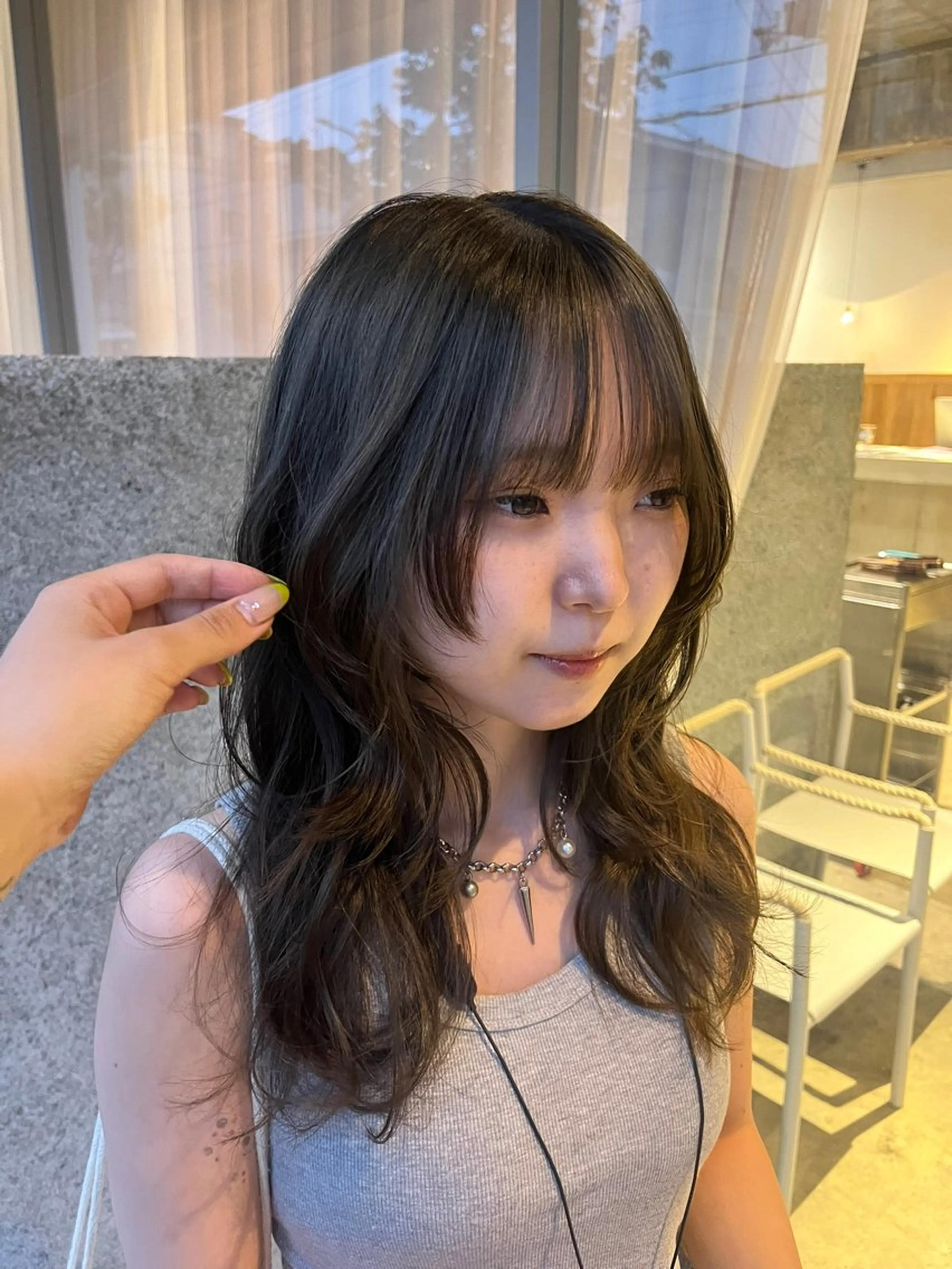 ロング カラー ヘアカラー 藤井 美歩/赤髪のヘアスタイル