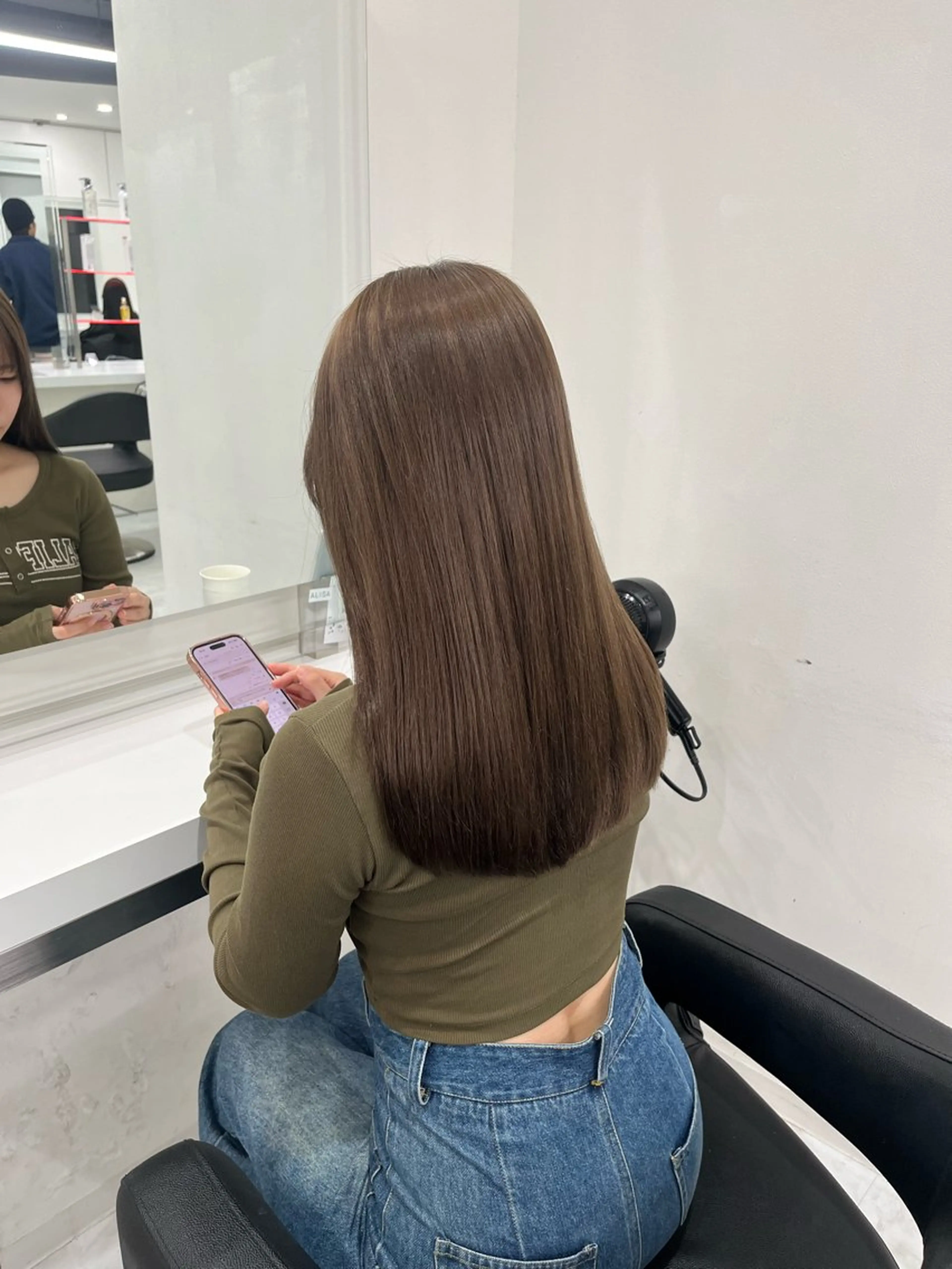 カラー 🤍海外girl🤍 ベージュ/ALISAのヘアスタイル