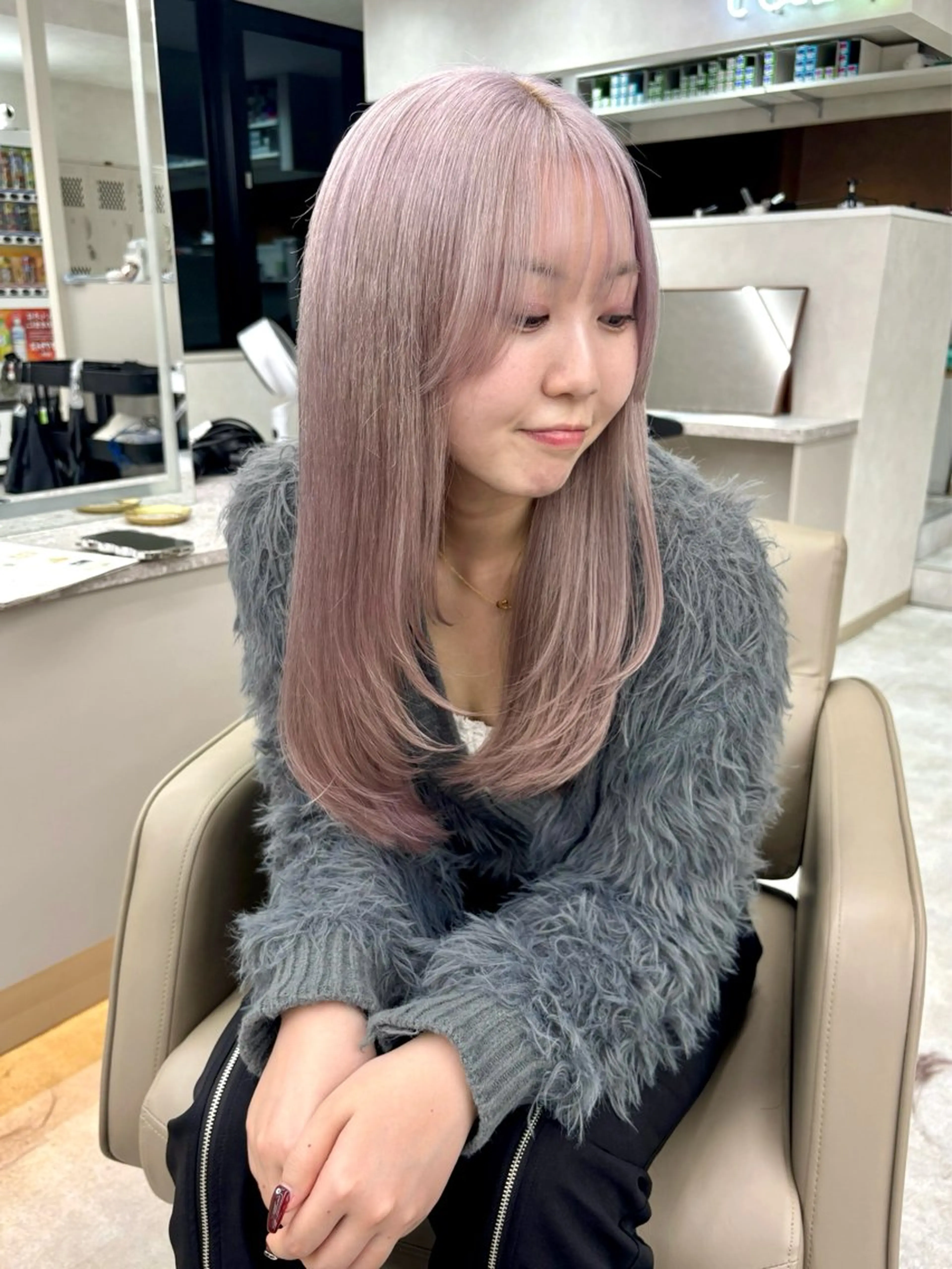 ロング カラー ヘアカラー トリートメント レイヤー/透明感 カラー💘akariのヘアスタイル