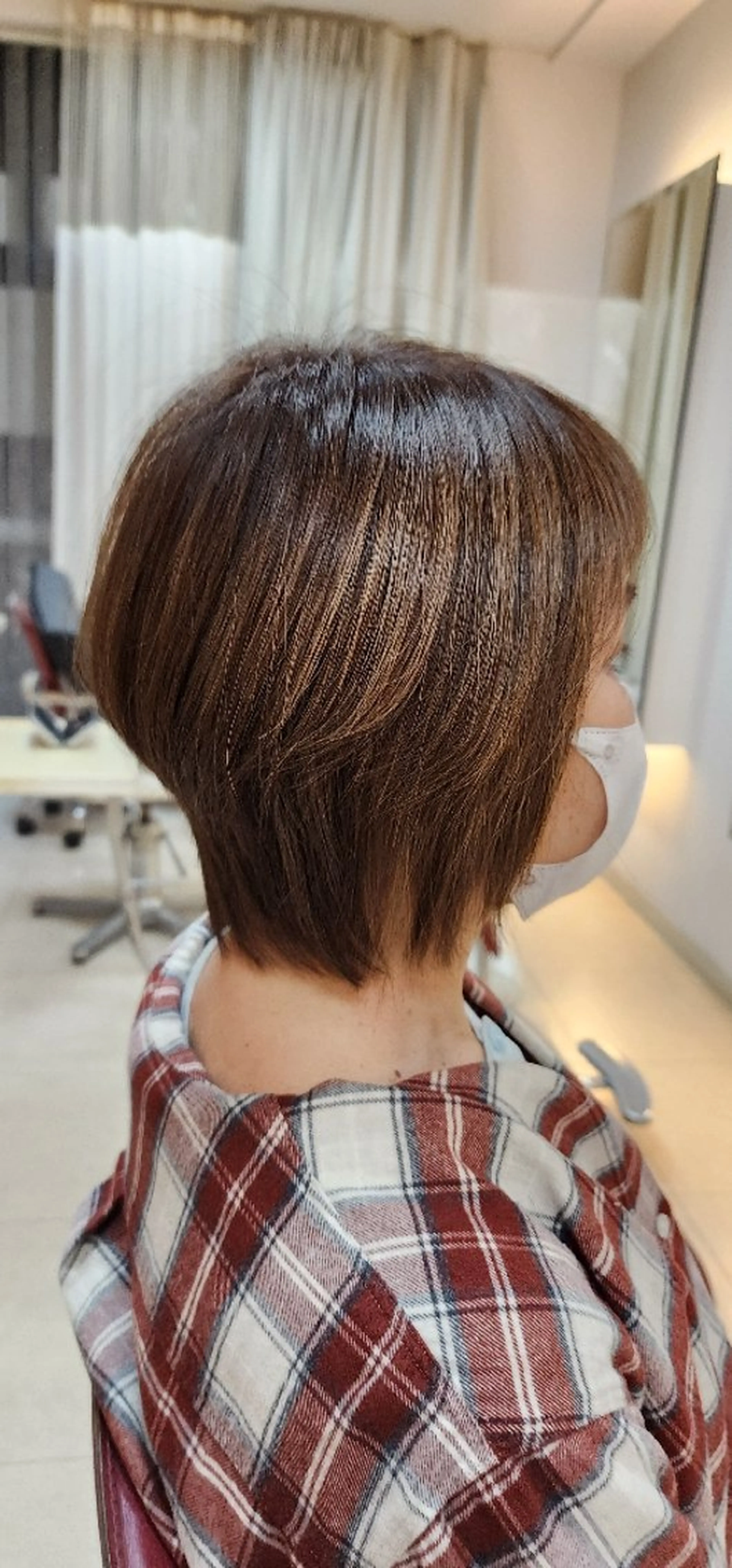 ミディアム カラー hairmake Juinのヘアスタイル