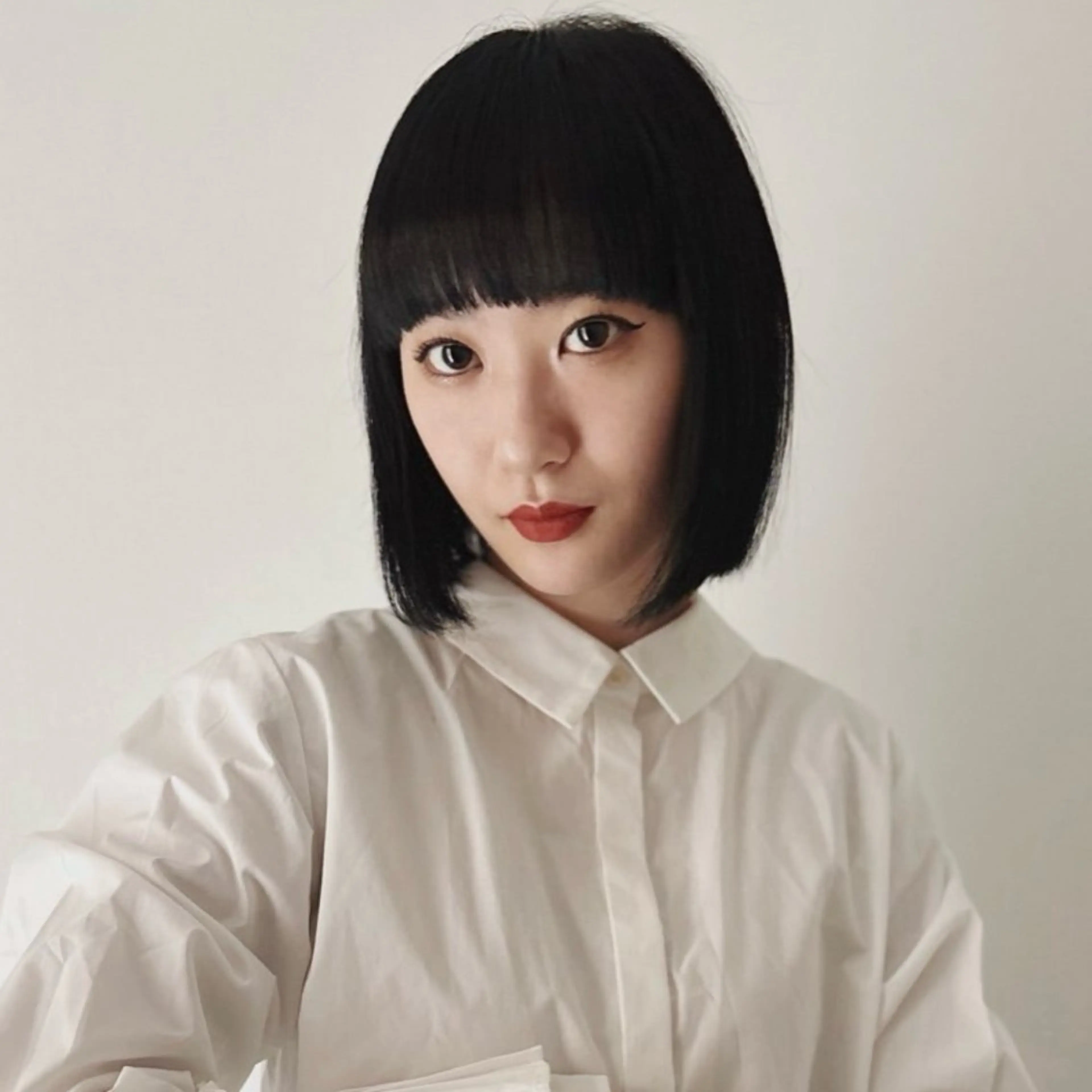 ショート カラー 前野 日奈のヘアスタイル