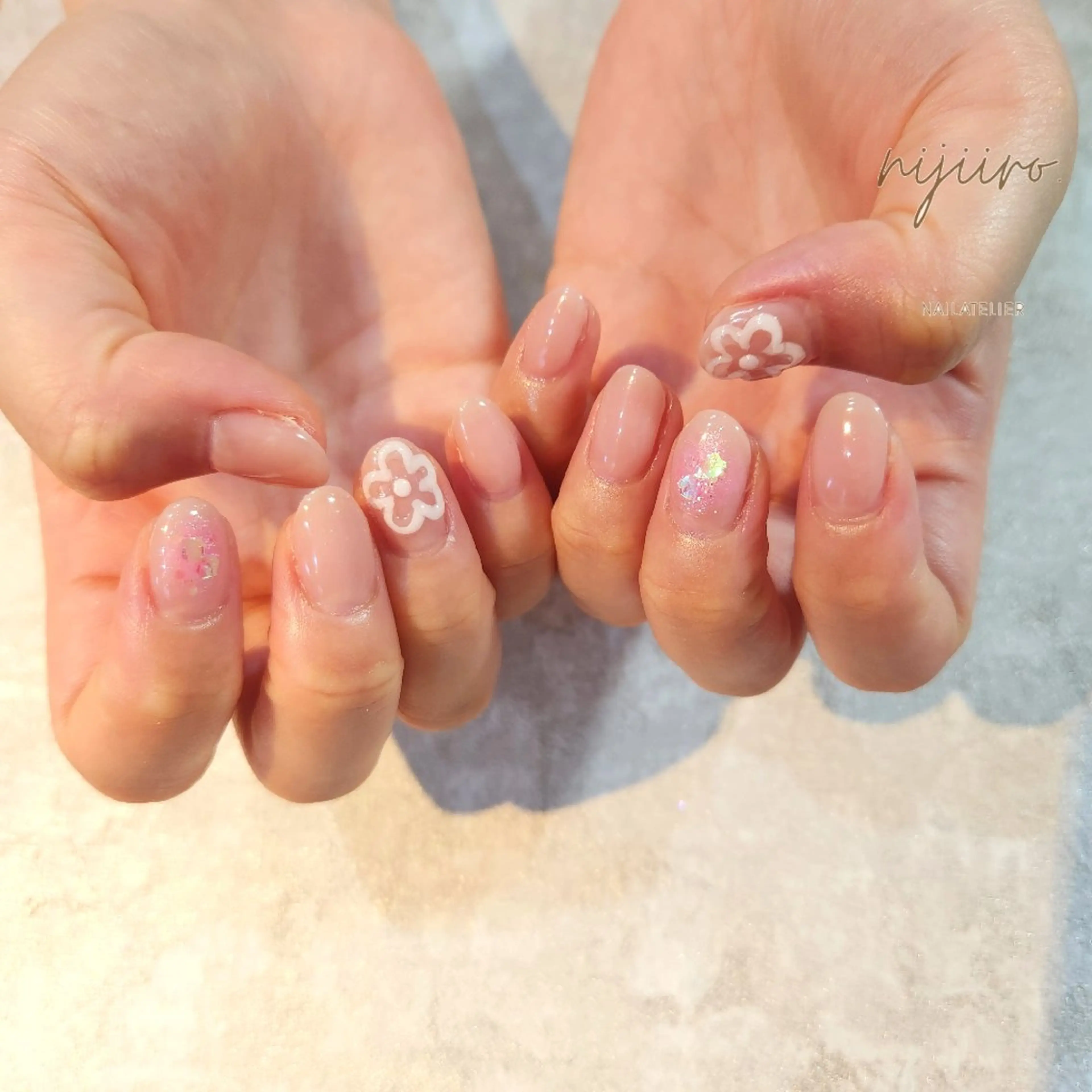 ネイル ハンドネイル nailatelier nijiiro.所属・nijiiro🌈 サトウのネイルデザイン