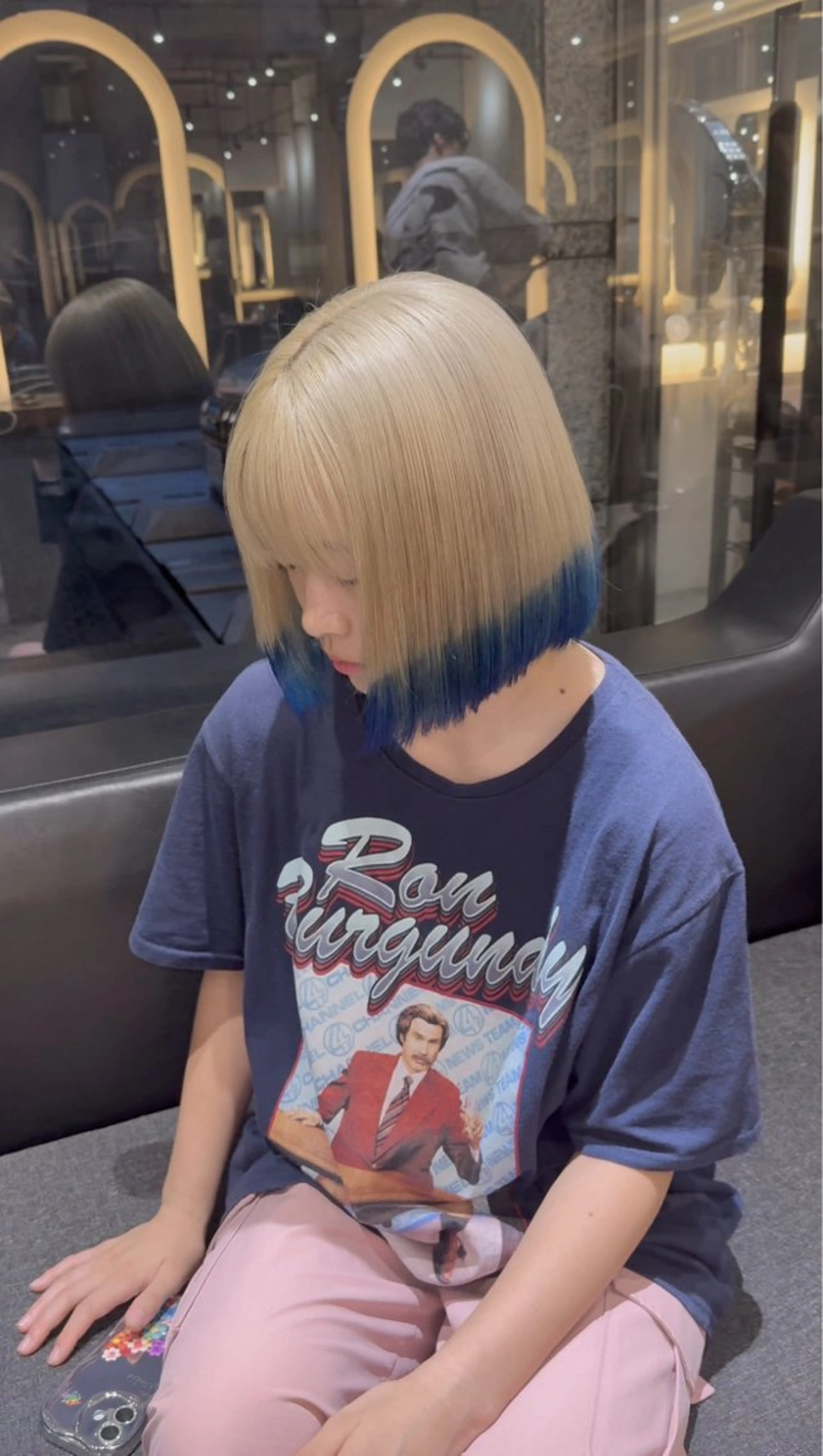 ショート カラー カット ヘアカラー トリートメント レイヤーカット/ ブリーチカラー/雅人のヘアスタイル