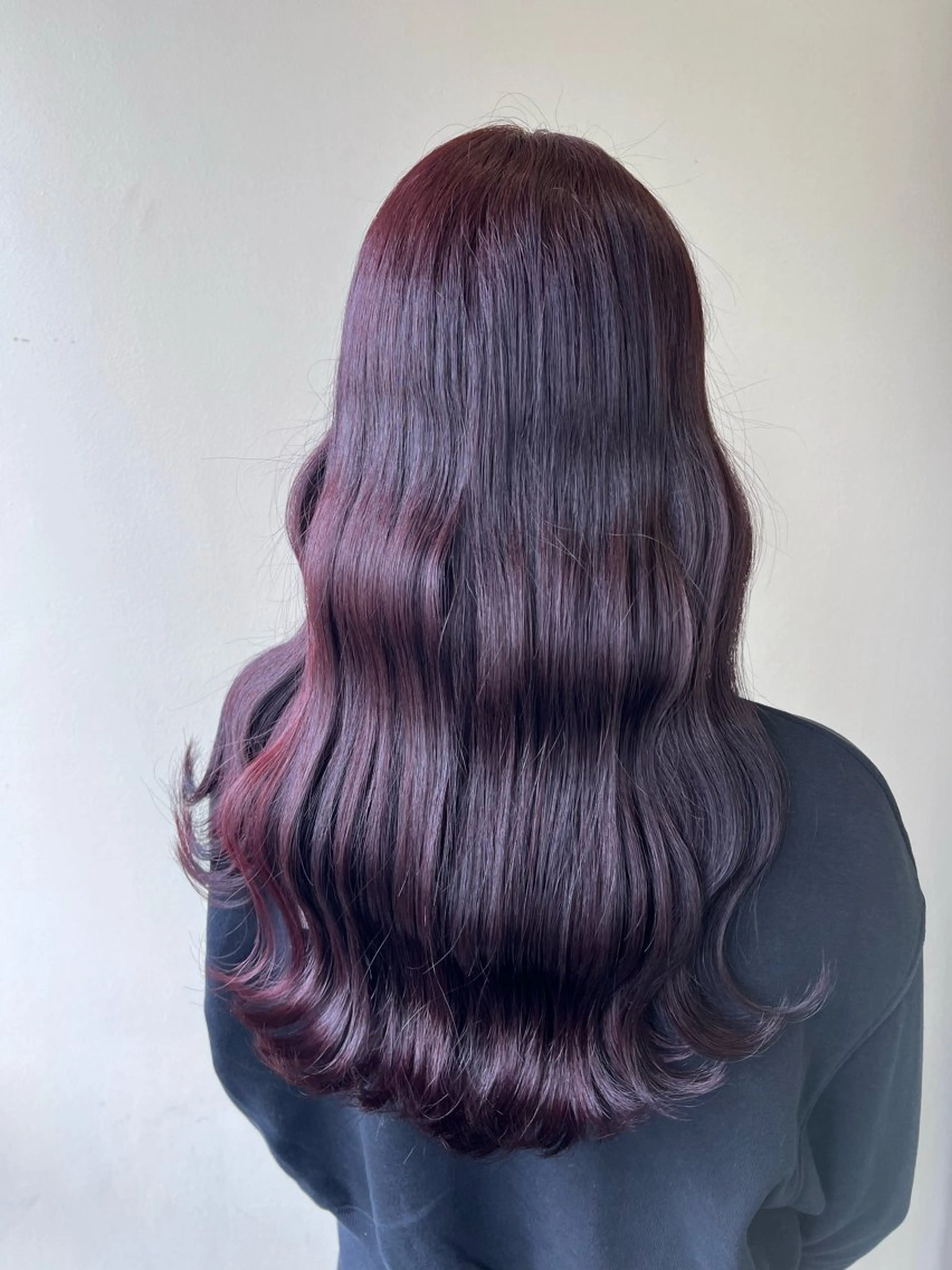 ロング カット ヘアカラー トリートメント 韓国ヘア🇰🇷 SAYAのヘアスタイル