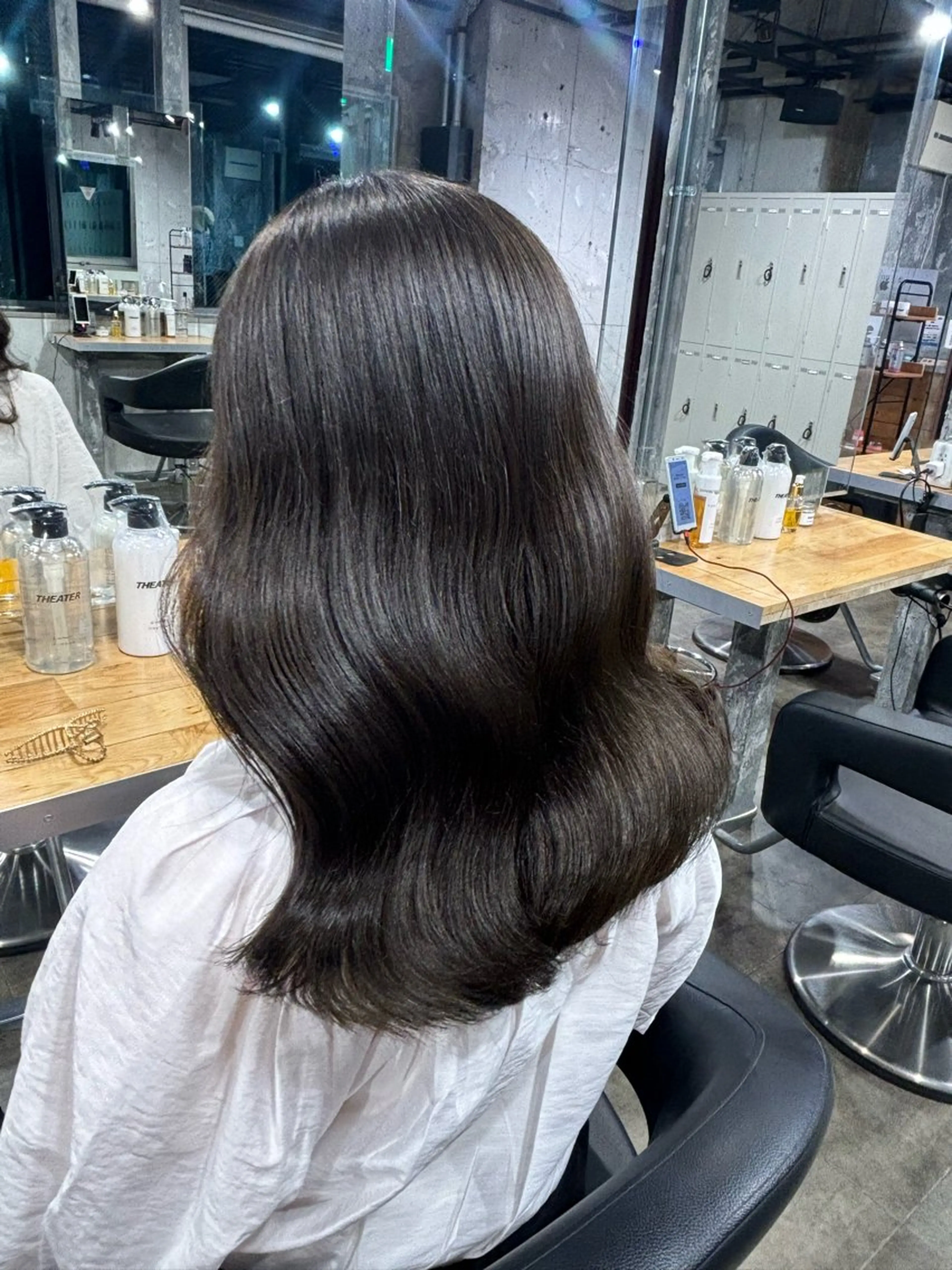 セミロング カラー ベージュカラー オリーブベージュ alicetokyo 🦋宮葉🦋のマツエク・マツパデザイン