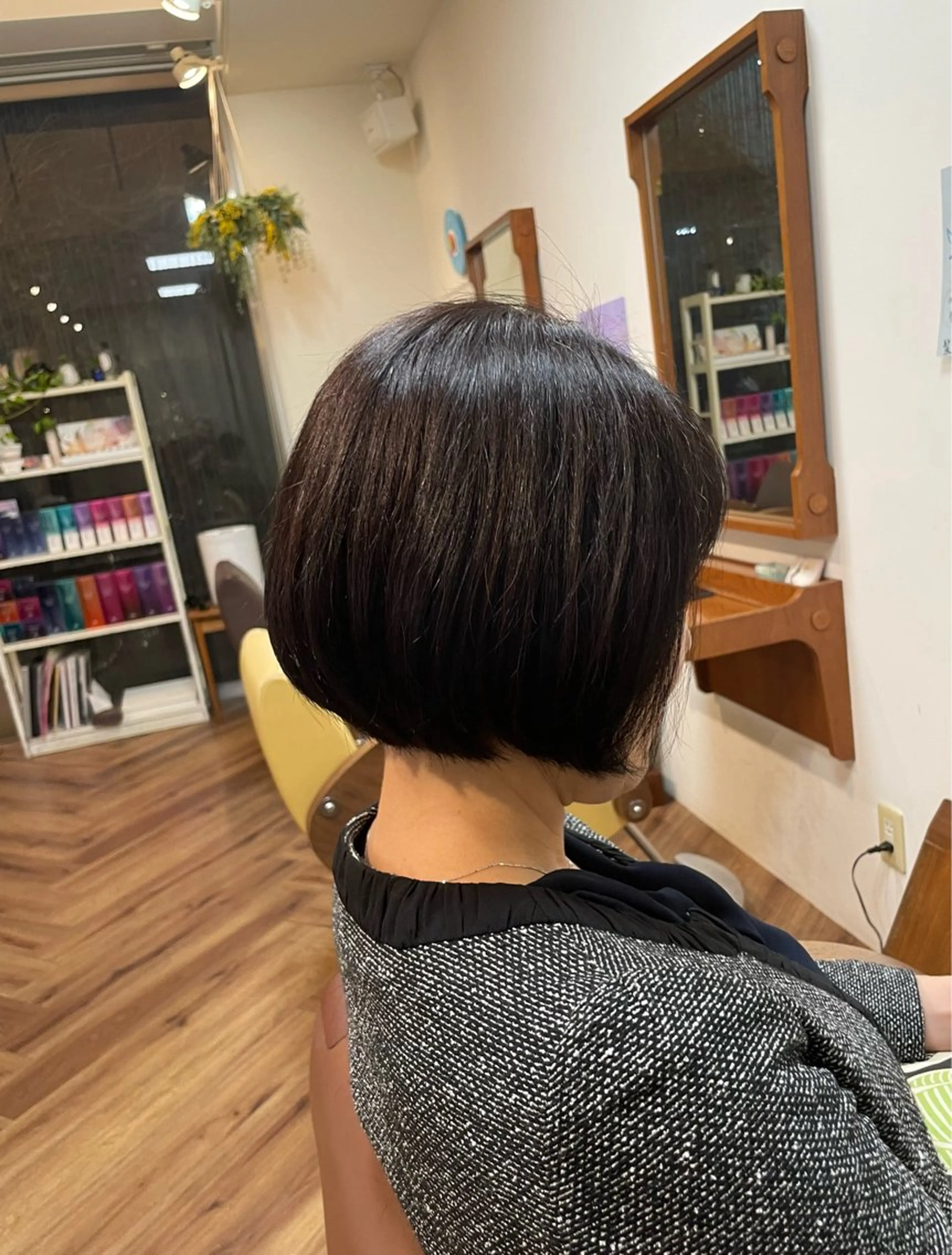 ショート 前下がりボブ ボブ hygge　元住吉店所属・望月 千絵のヘアスタイル