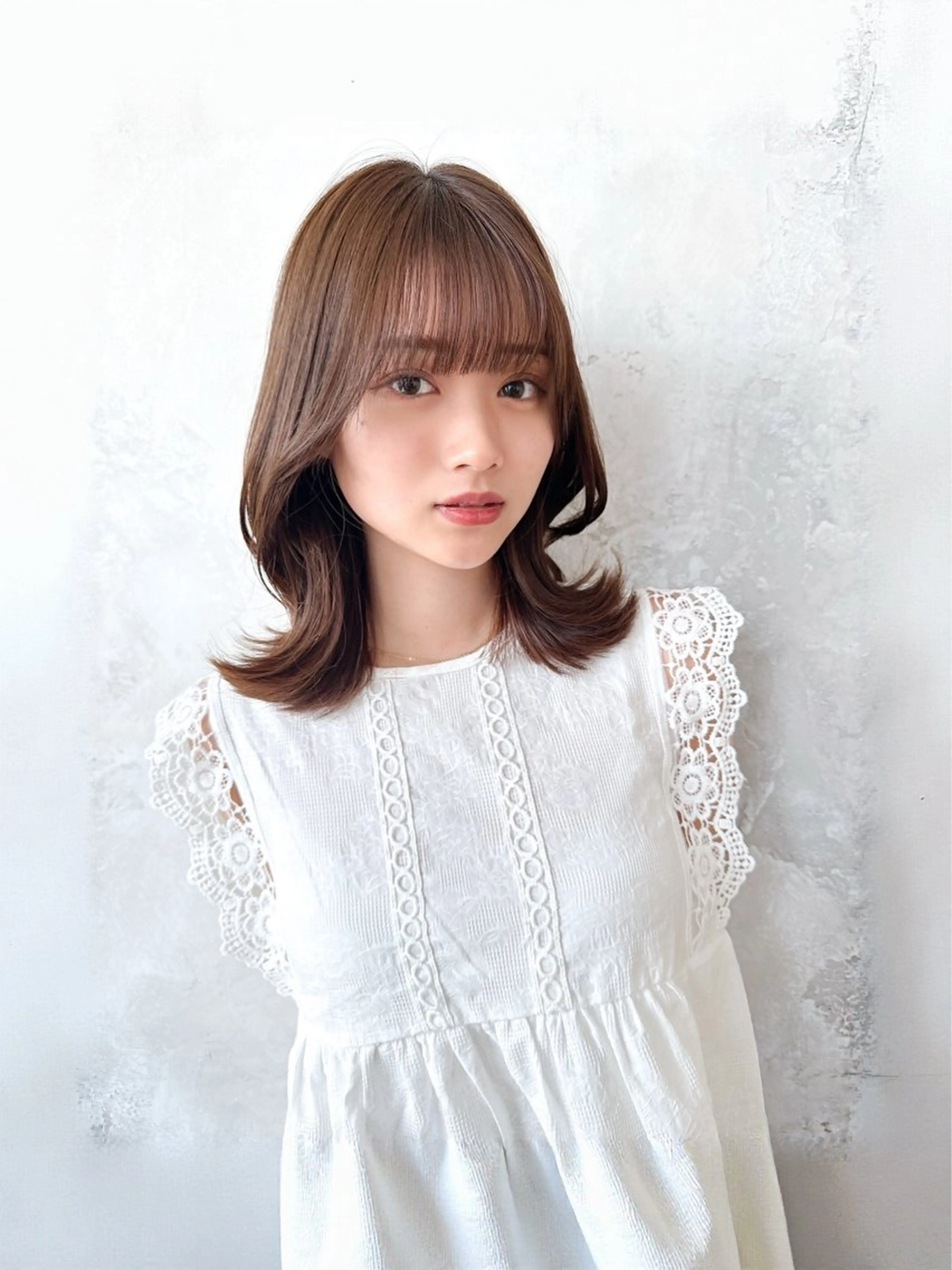 ミディアム 新宿/レイヤー/ amu🫧のヘアスタイル