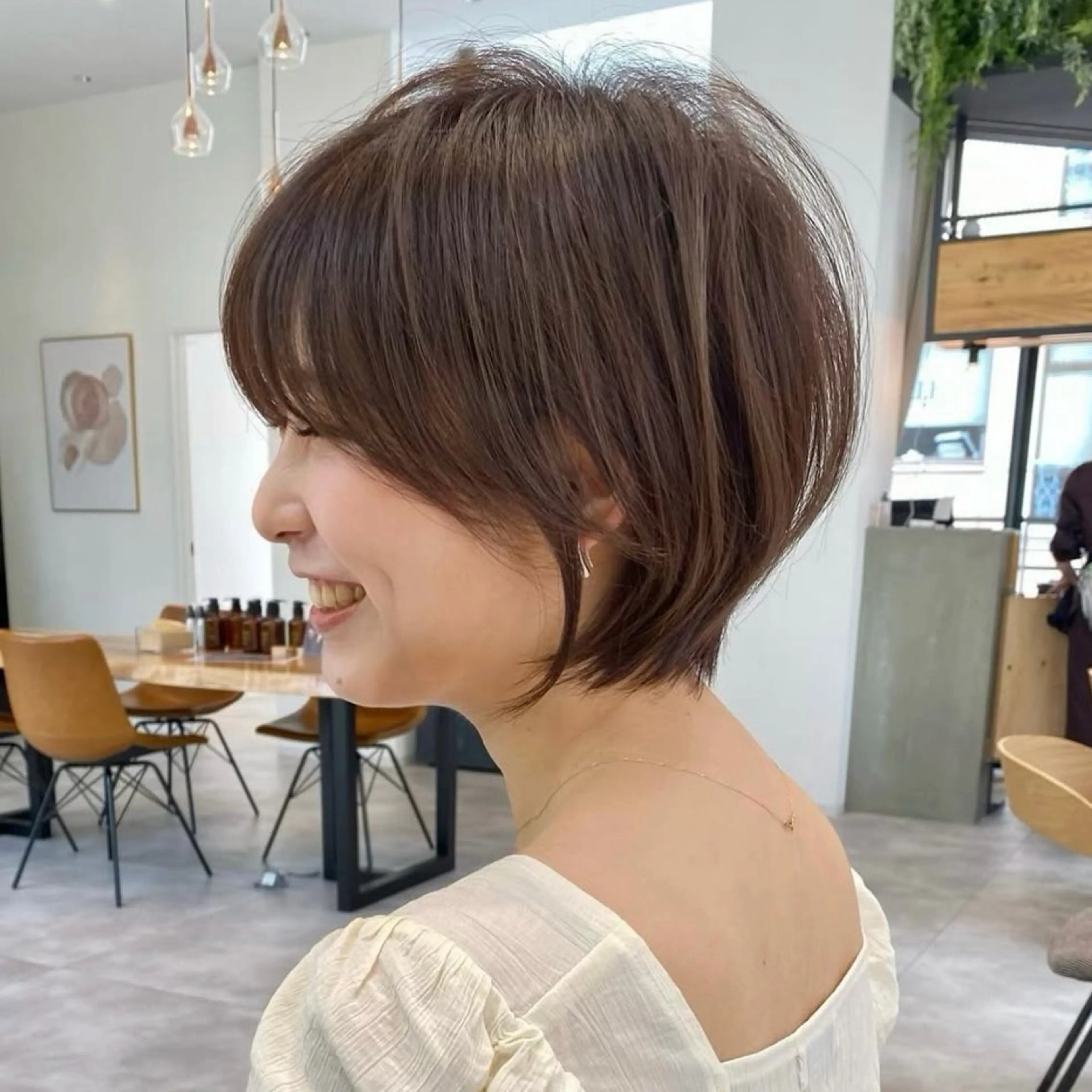 【🫧透明感抜群🫧】カット+透明感カラー【✨ショート限定✨】の写真