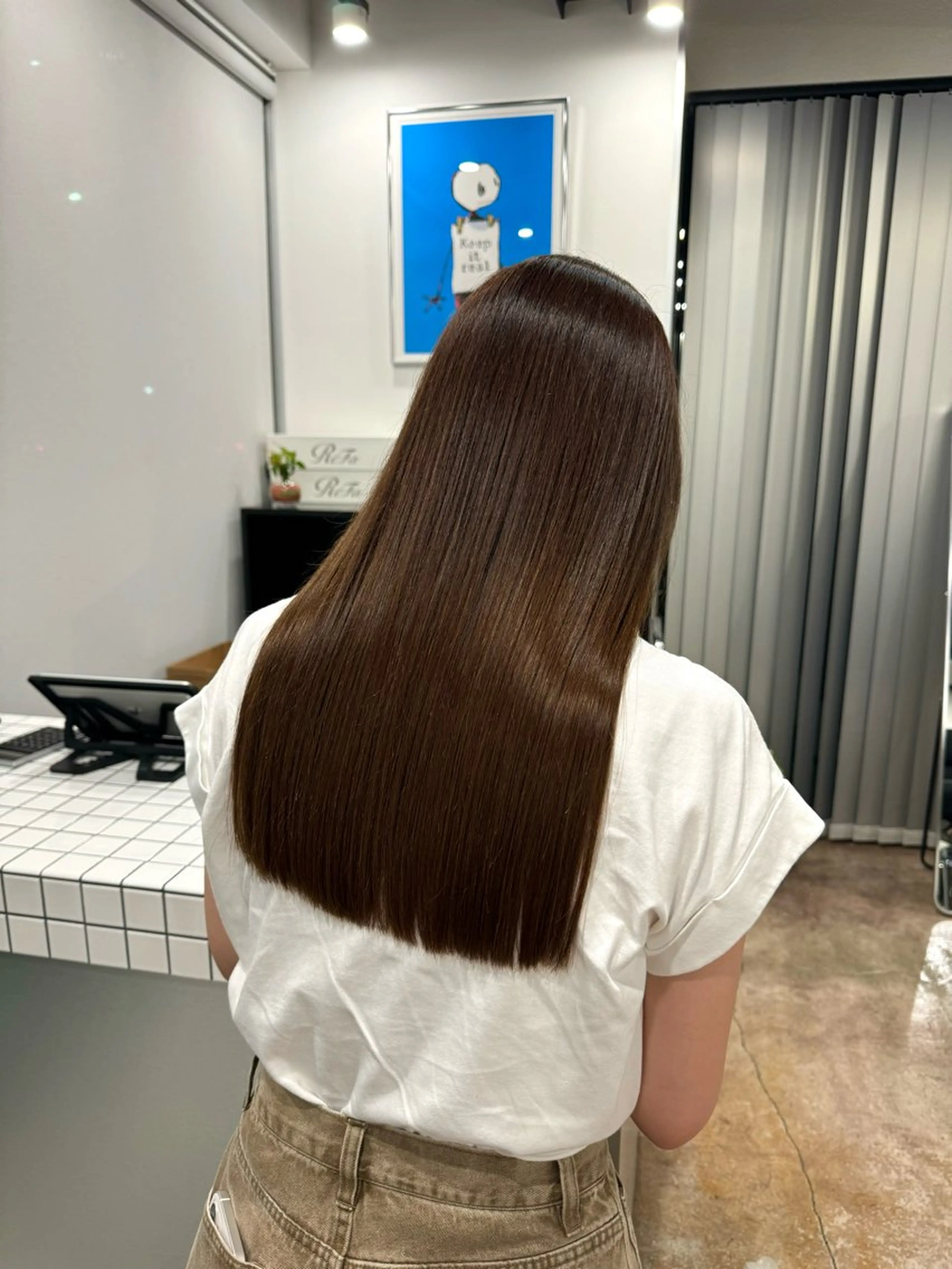 ロング 山下 遼香のヘアスタイル