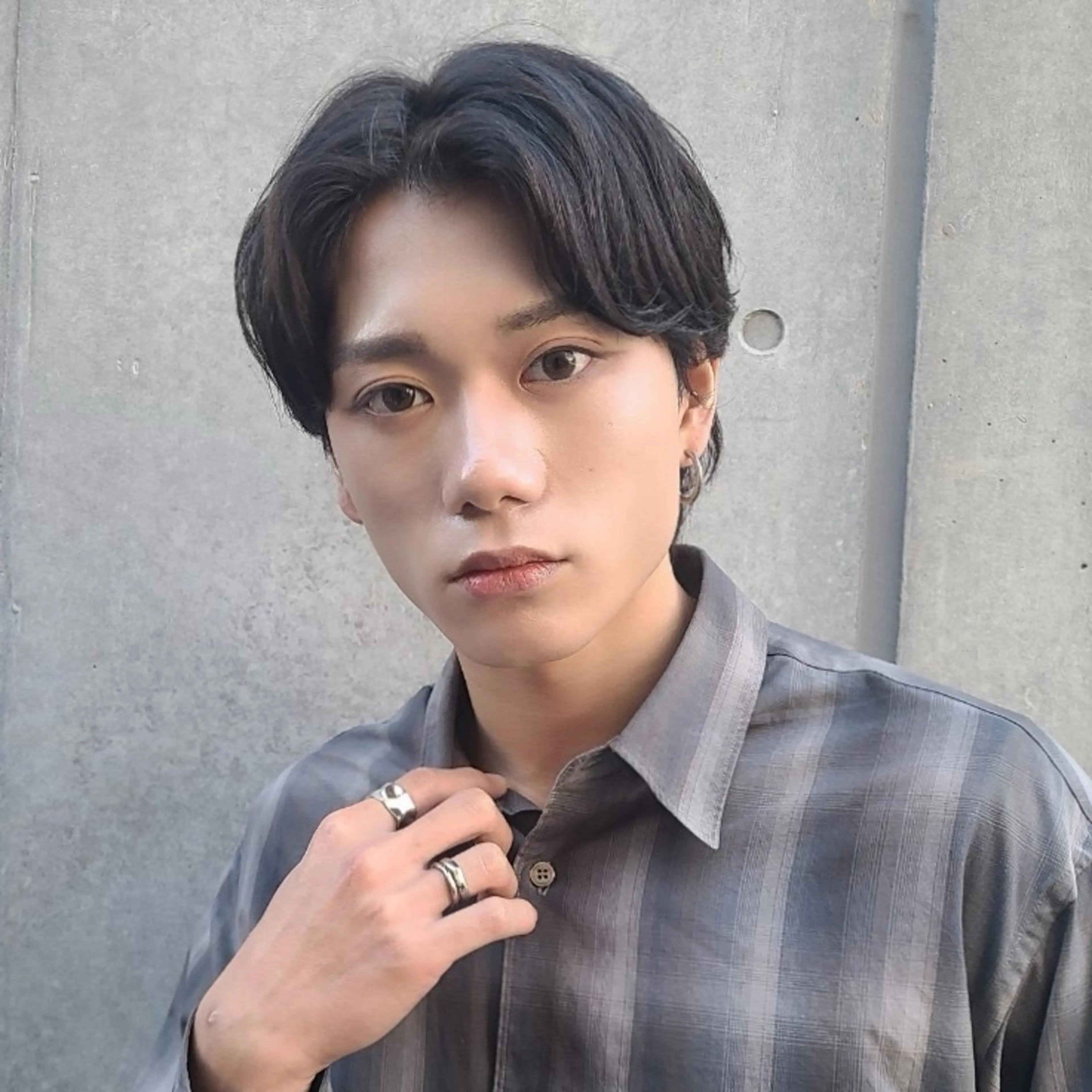 メンズ ヘアカラー ヘアアレンジ/透明感 カラー/AKARIのヘアスタイル