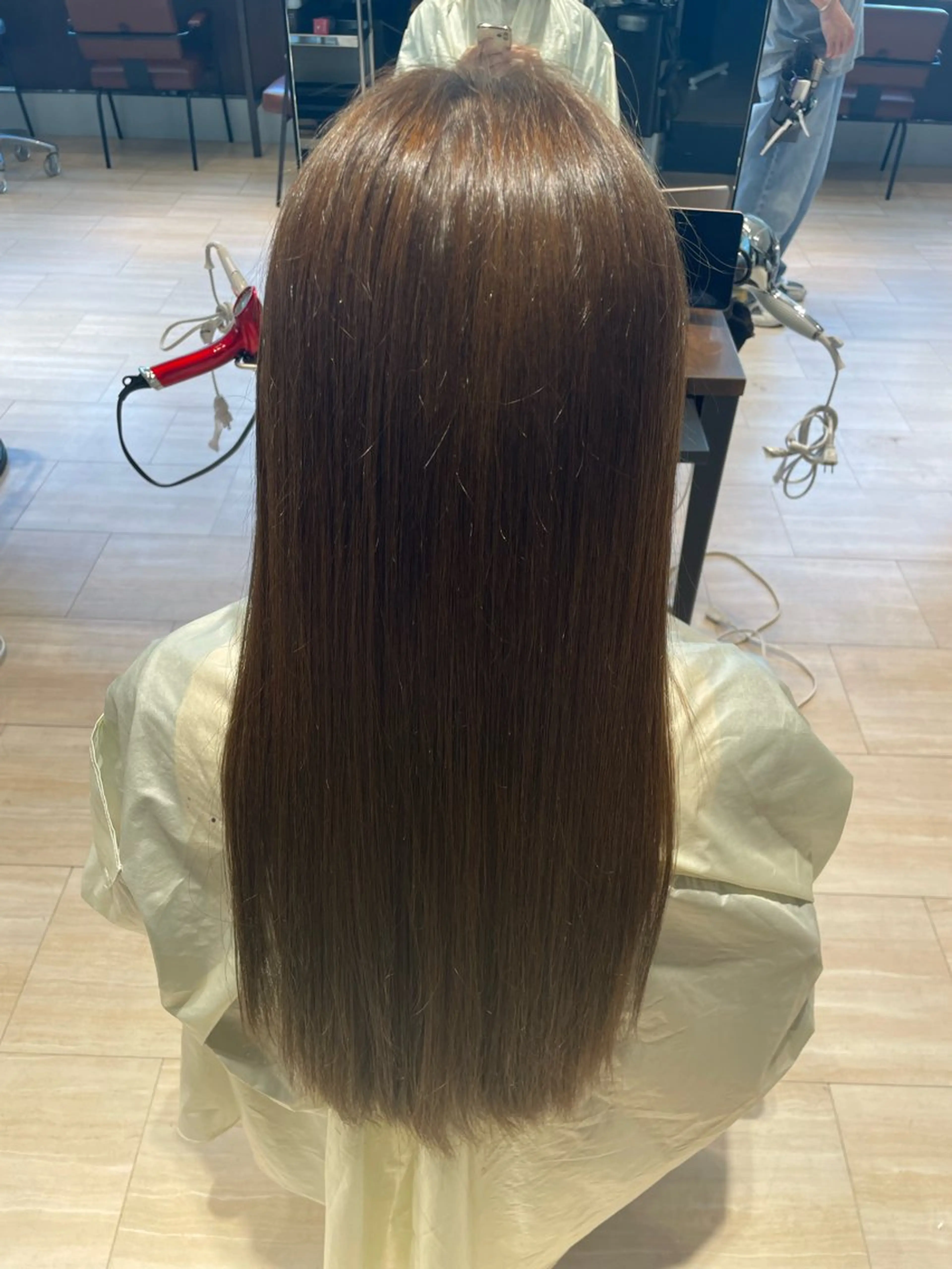 ロング 失敗しない顔まわり× 小顔補正レイヤー難波のヘアスタイル