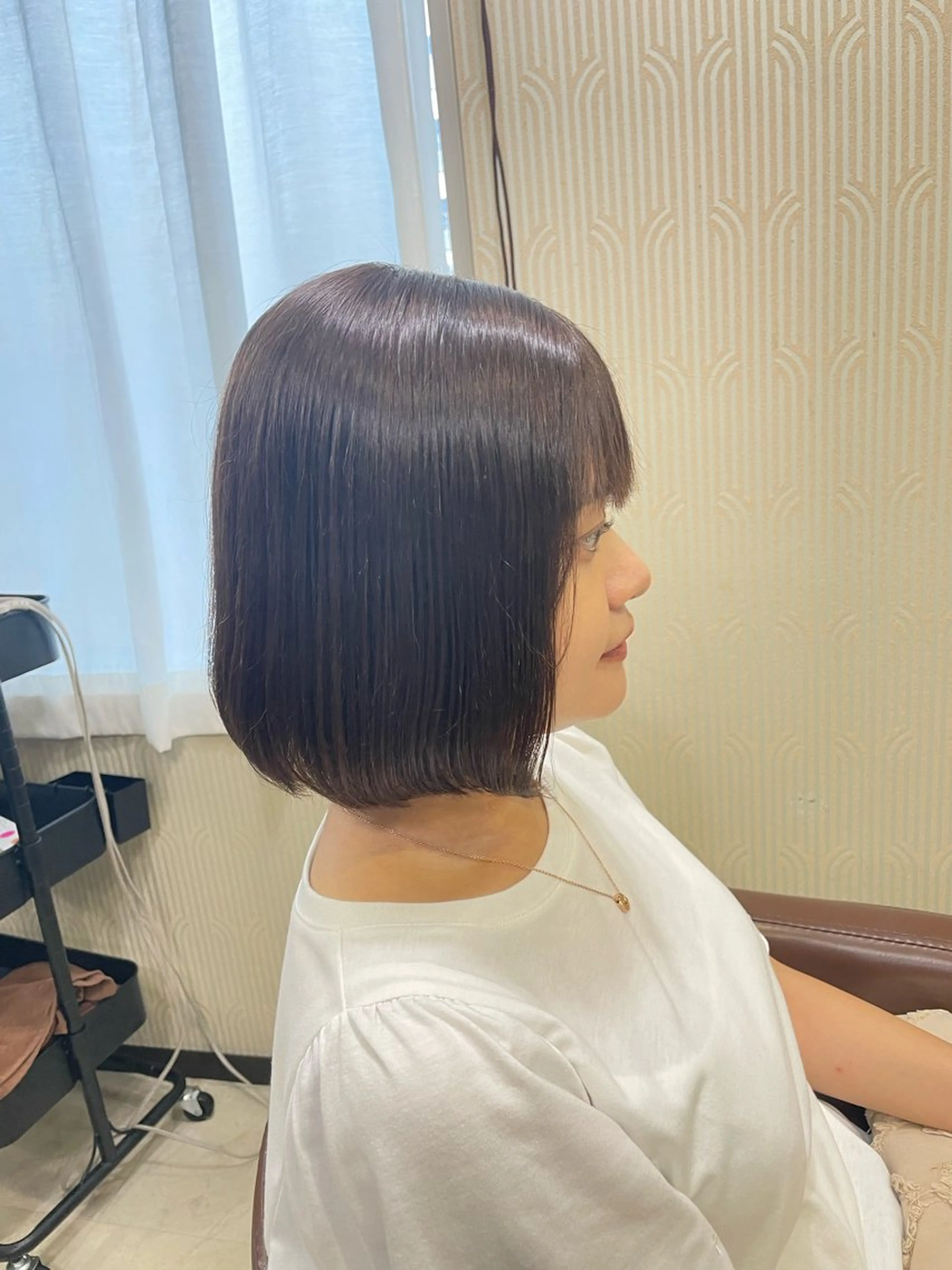 ミディアム 縮毛矯正 feliz🤍 RINAのマツエク・マツパデザイン