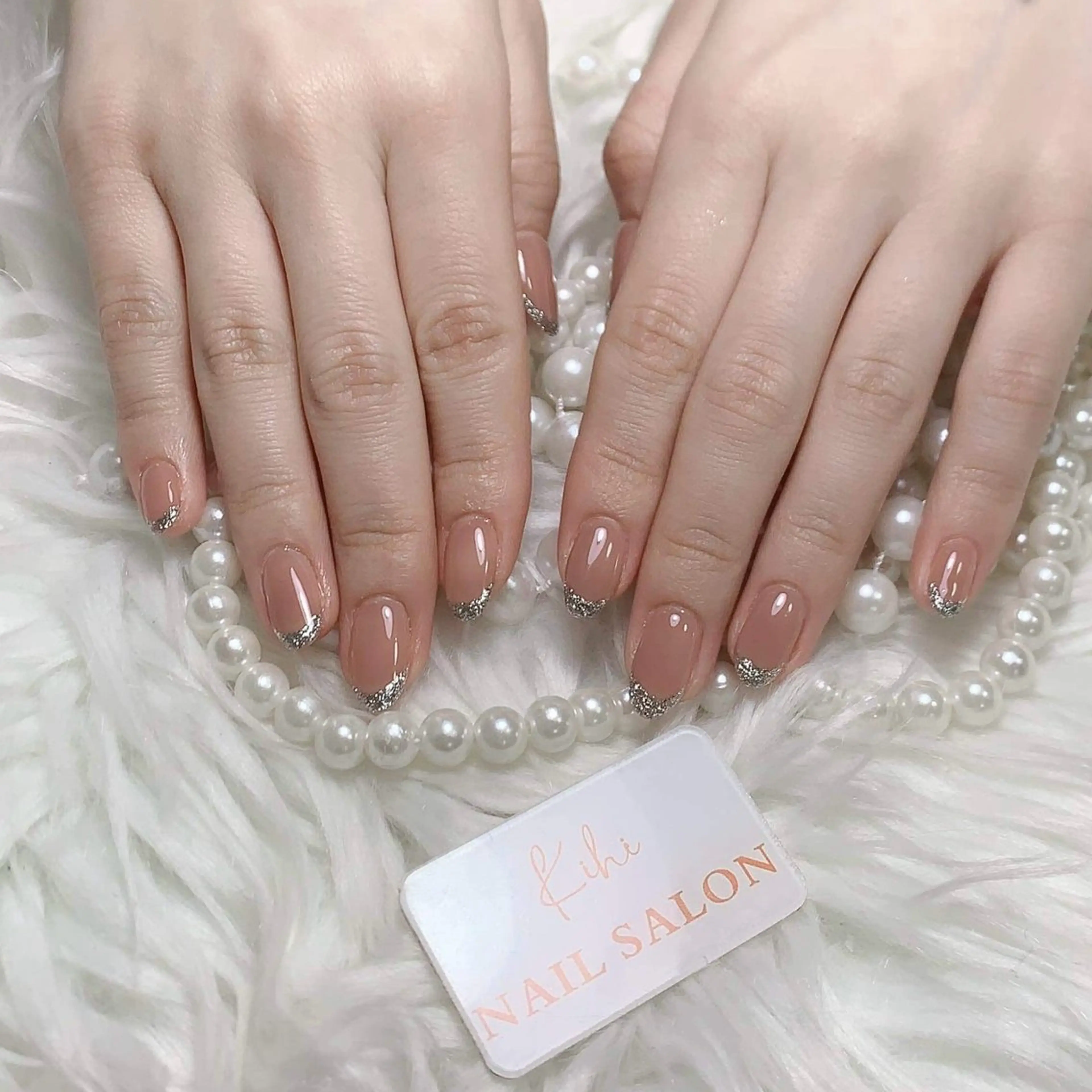 ネイル アートネイル フレンチネイル ジェルネイル グラデーション 韓国ネイル ハンドネイル さくら💮💮 【オフ無料】のネイルデザイン