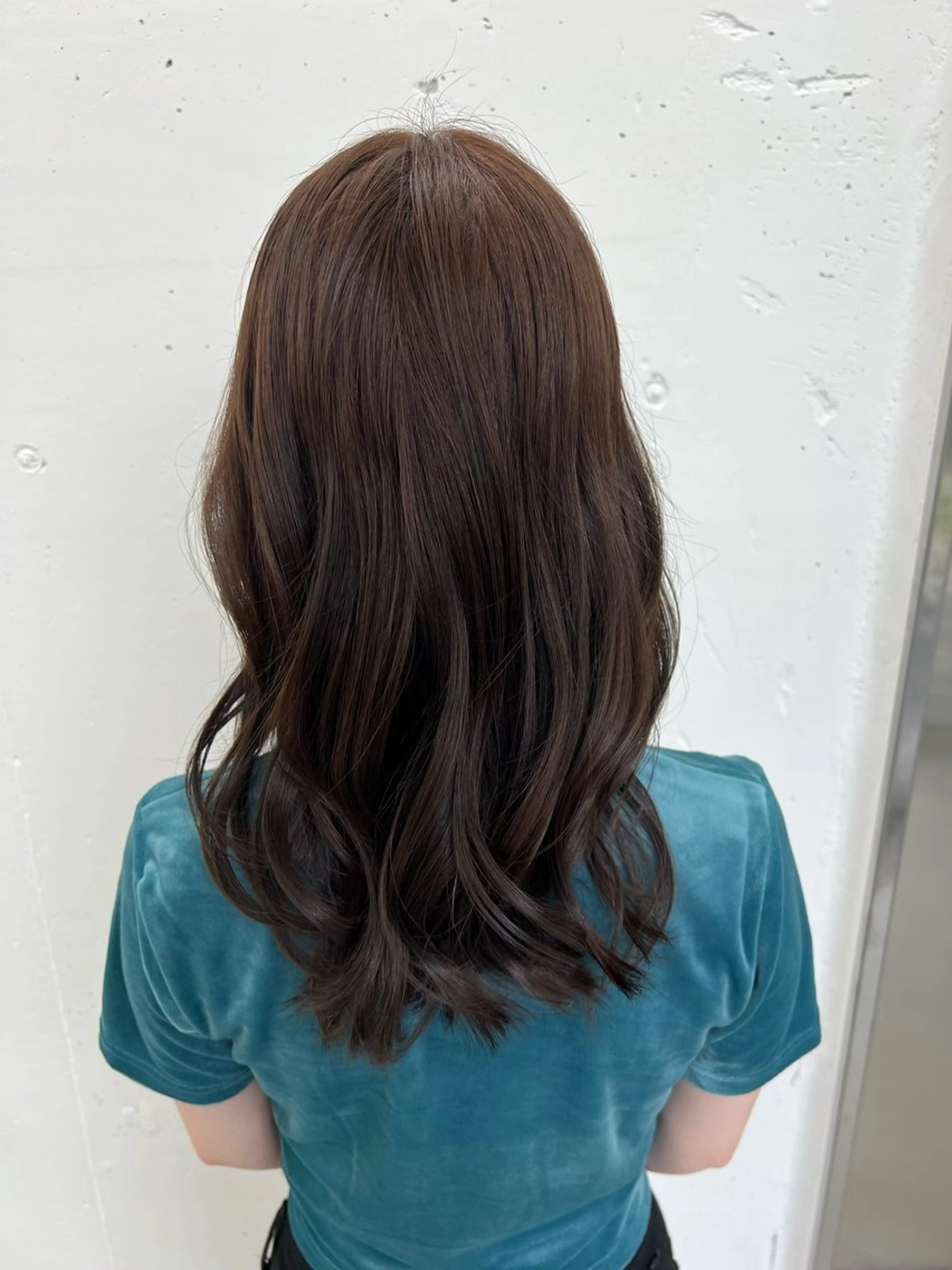 セミロング カラー ブラウンカラー 透明感カラー あすか JILLSTUDIOのヘアスタイル