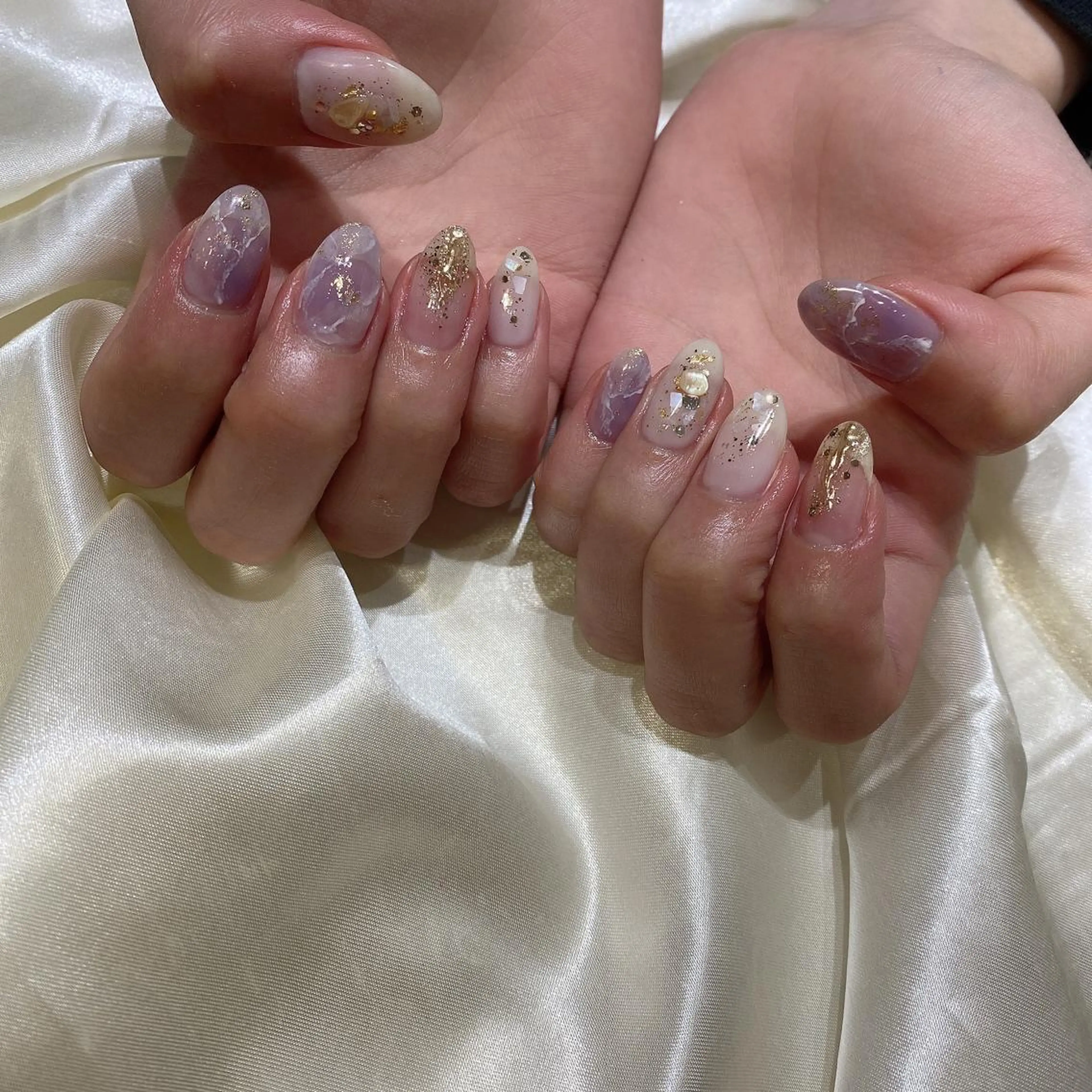 ネイル ハンドネイル 西岡 杏のネイルデザイン